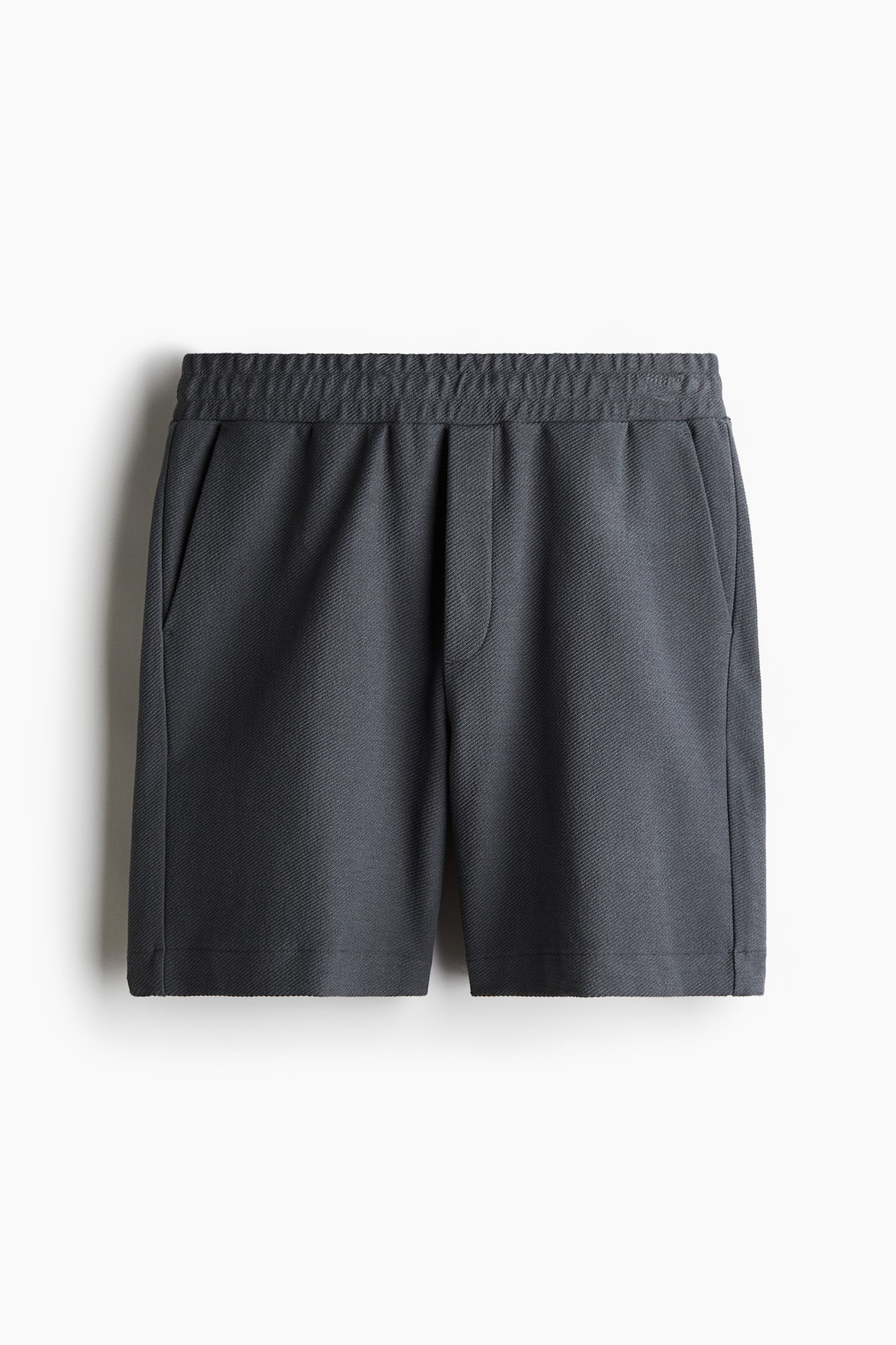 Mens Double Horsemen Sweat Shorts Mid Grey Marl