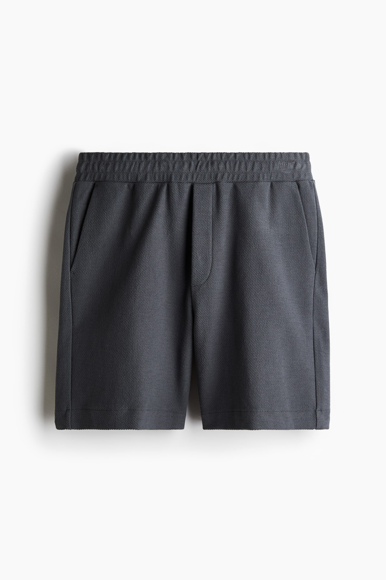 Regular Fit Sweatshorts - Dark grey/White/Black - 2