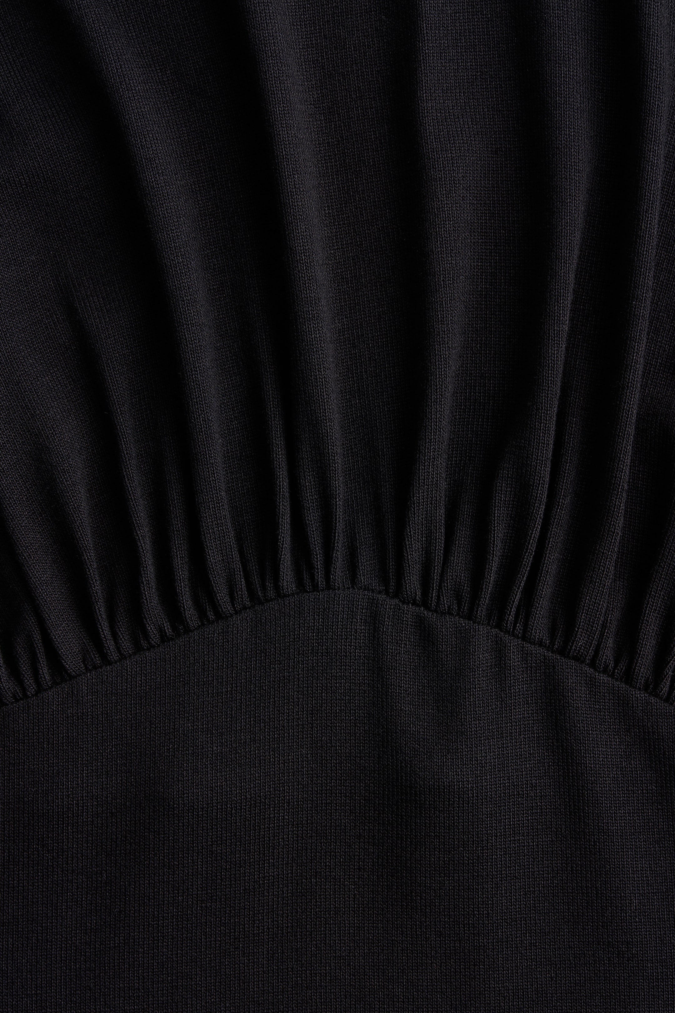 Zobrazit větší obrázek: Řasený žerzejový top - Černá - ŽENY | H&M CZ 6