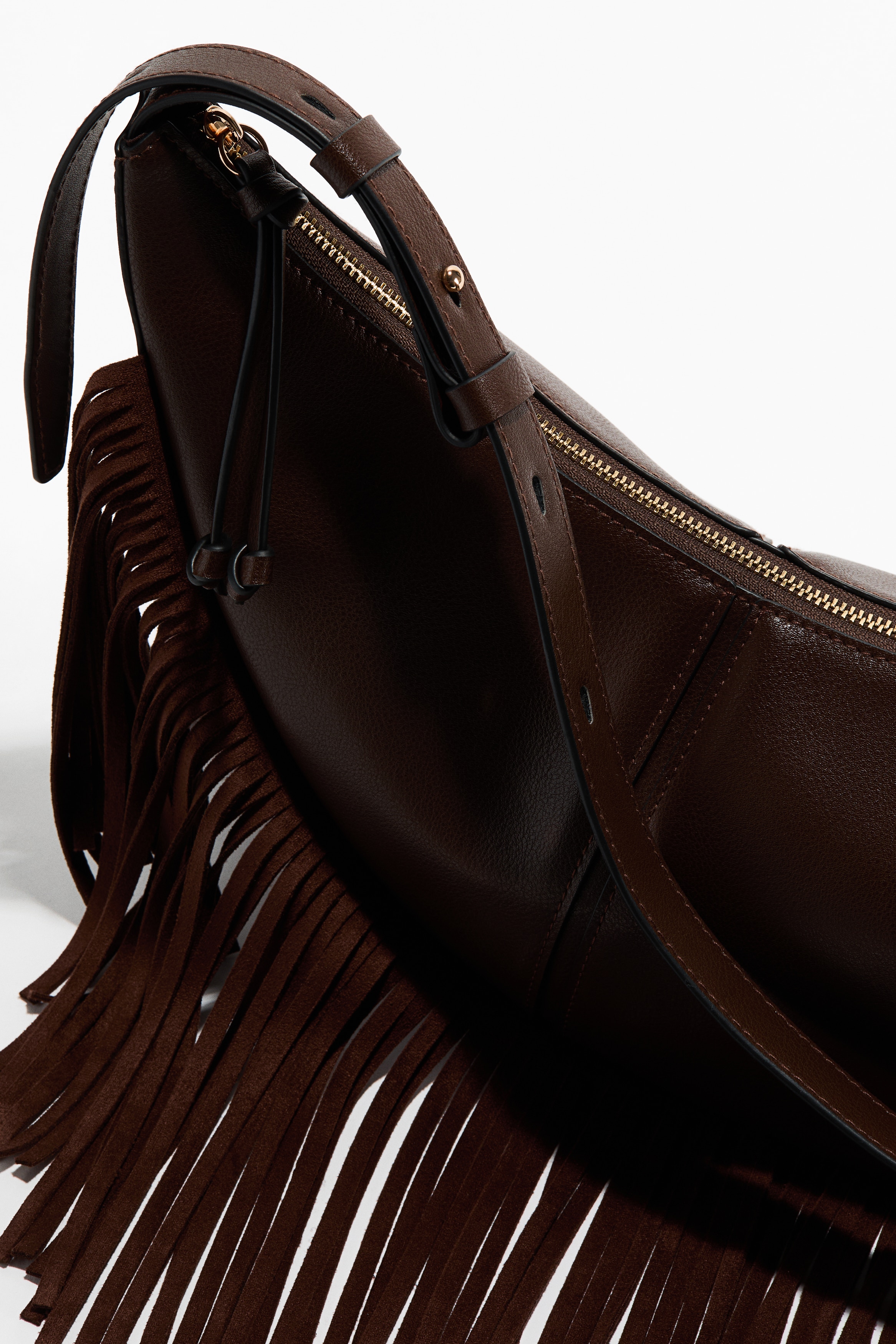 Fringed crossbody bag