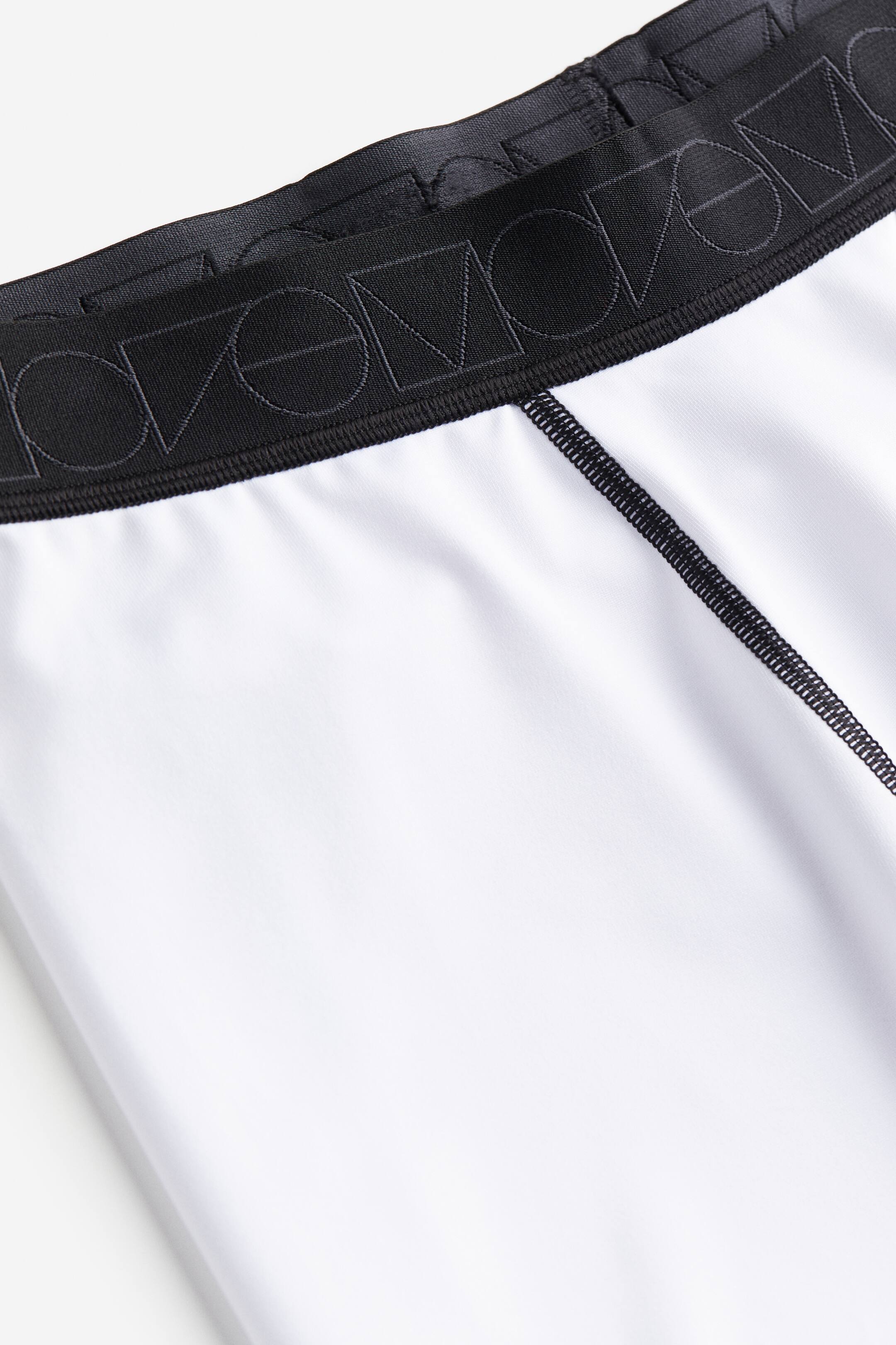 View larger image: DryMove™ Activewear Tights - White - Men | H&M AU 3