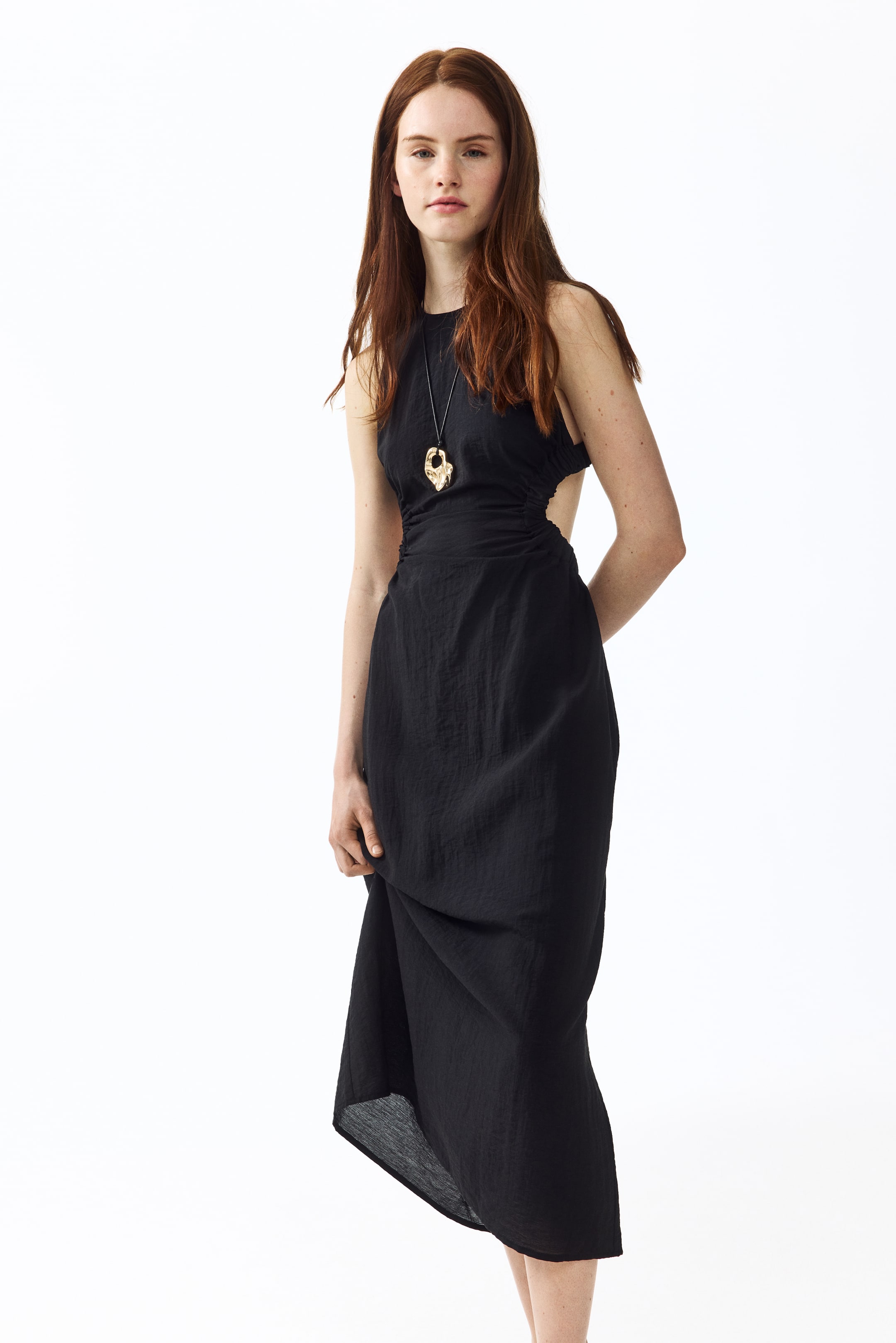Robe maxi avec dos ouvert