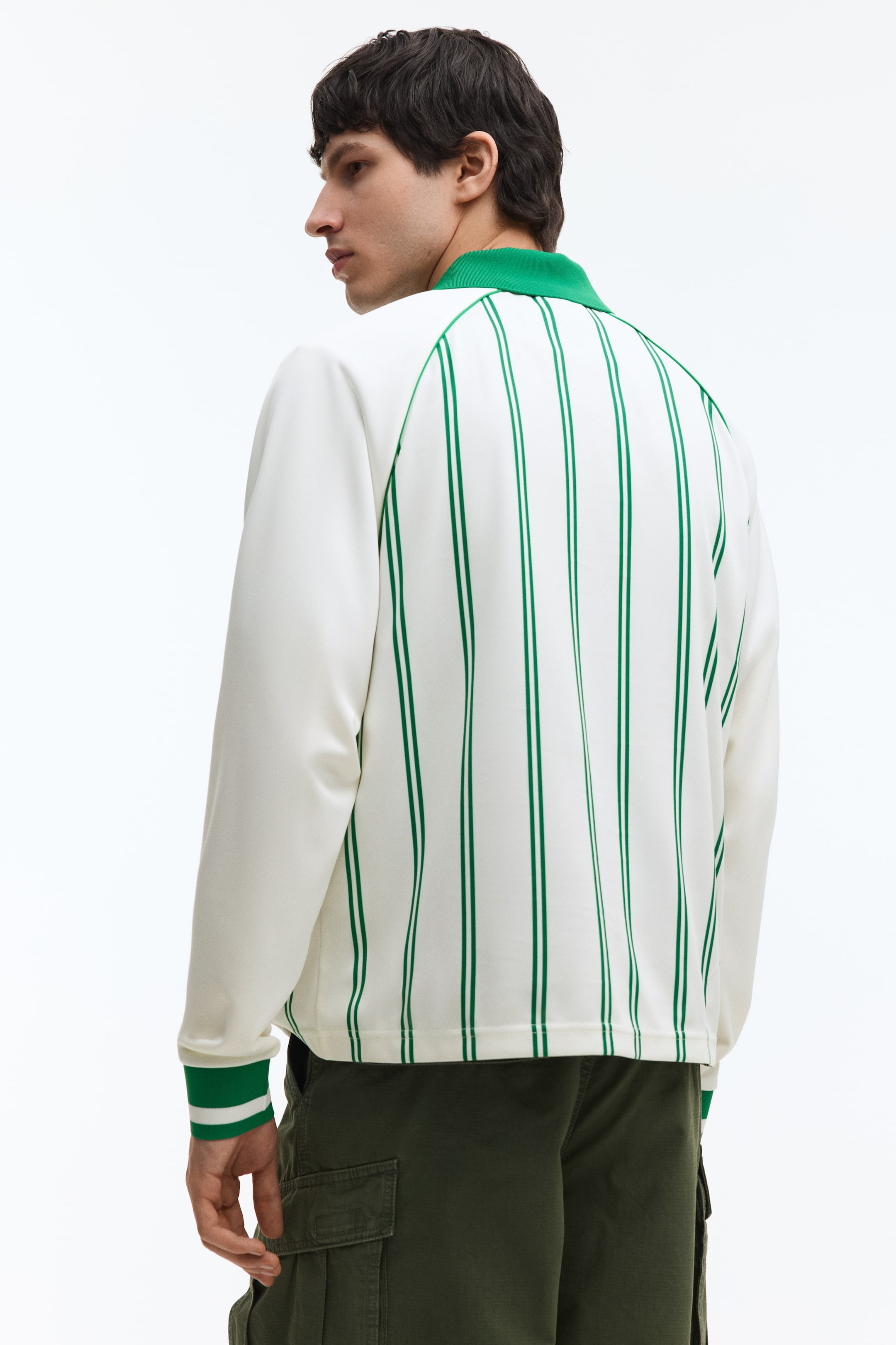 Мужские рубашки H&M Loose-Fit Printed Polo Shirt — фото 3