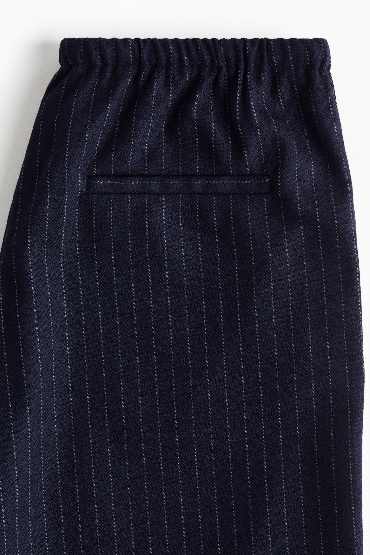 Quần dài có dây rút - Màu xanh dương đậm/Kẻ nhỏ/Màu xám đậm/Hoa văn xương cá/Màu xám đậm/Kẻ ca rô - 2