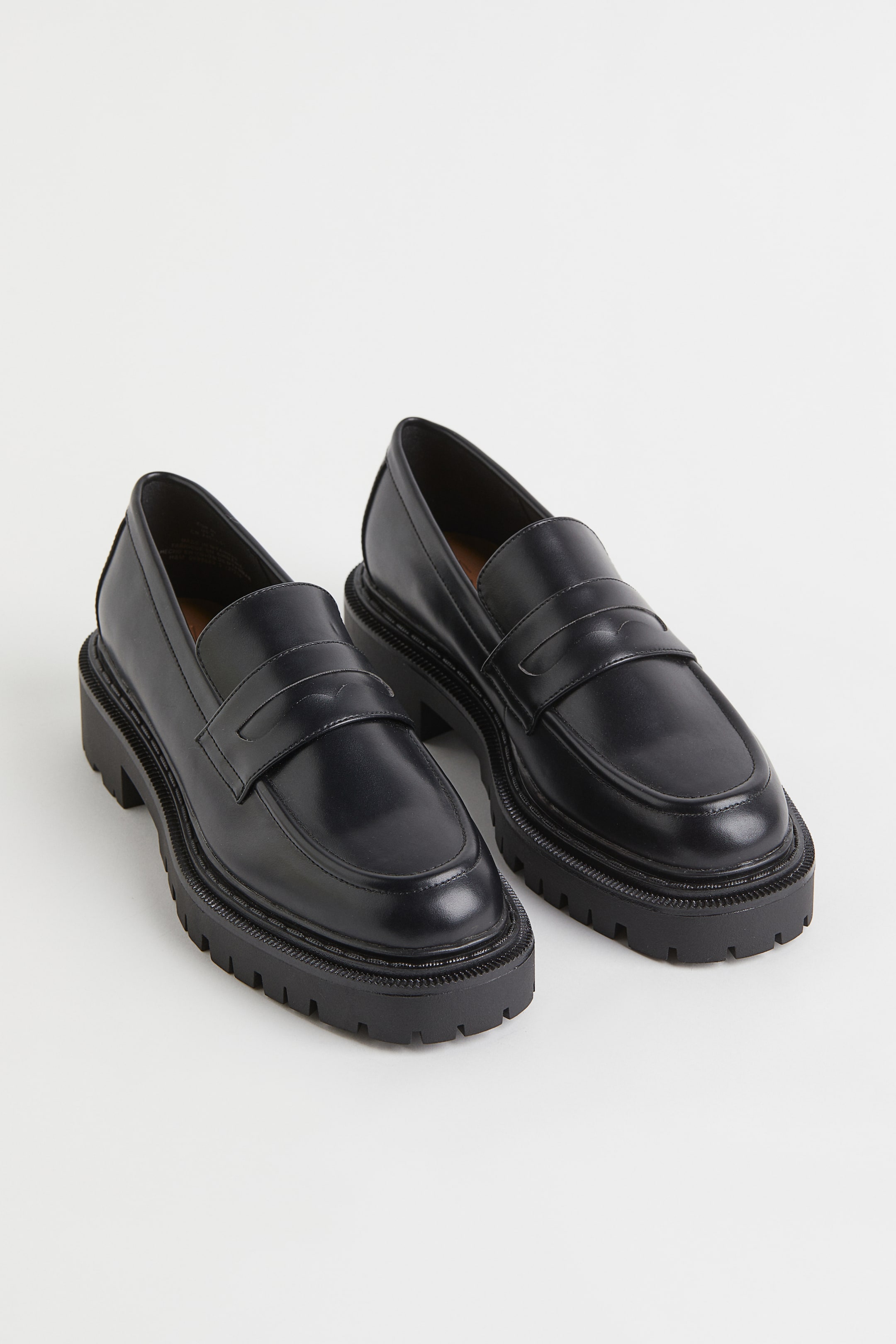 Chunky loafers - Low heel - Black - Ladies | H&M GB