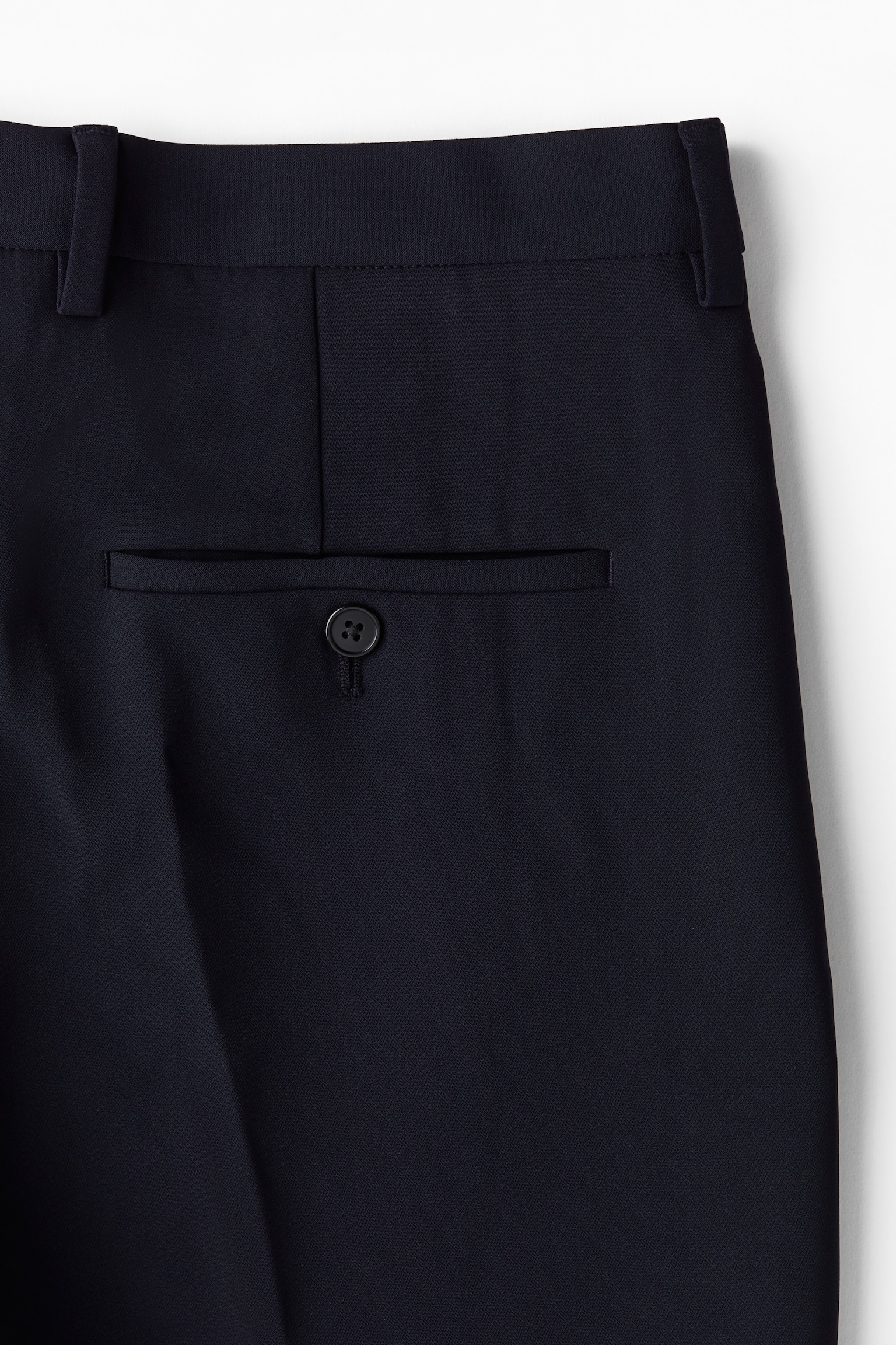 Slim Fit Tailored trousers - Navy blue/Light beige/Black - 4