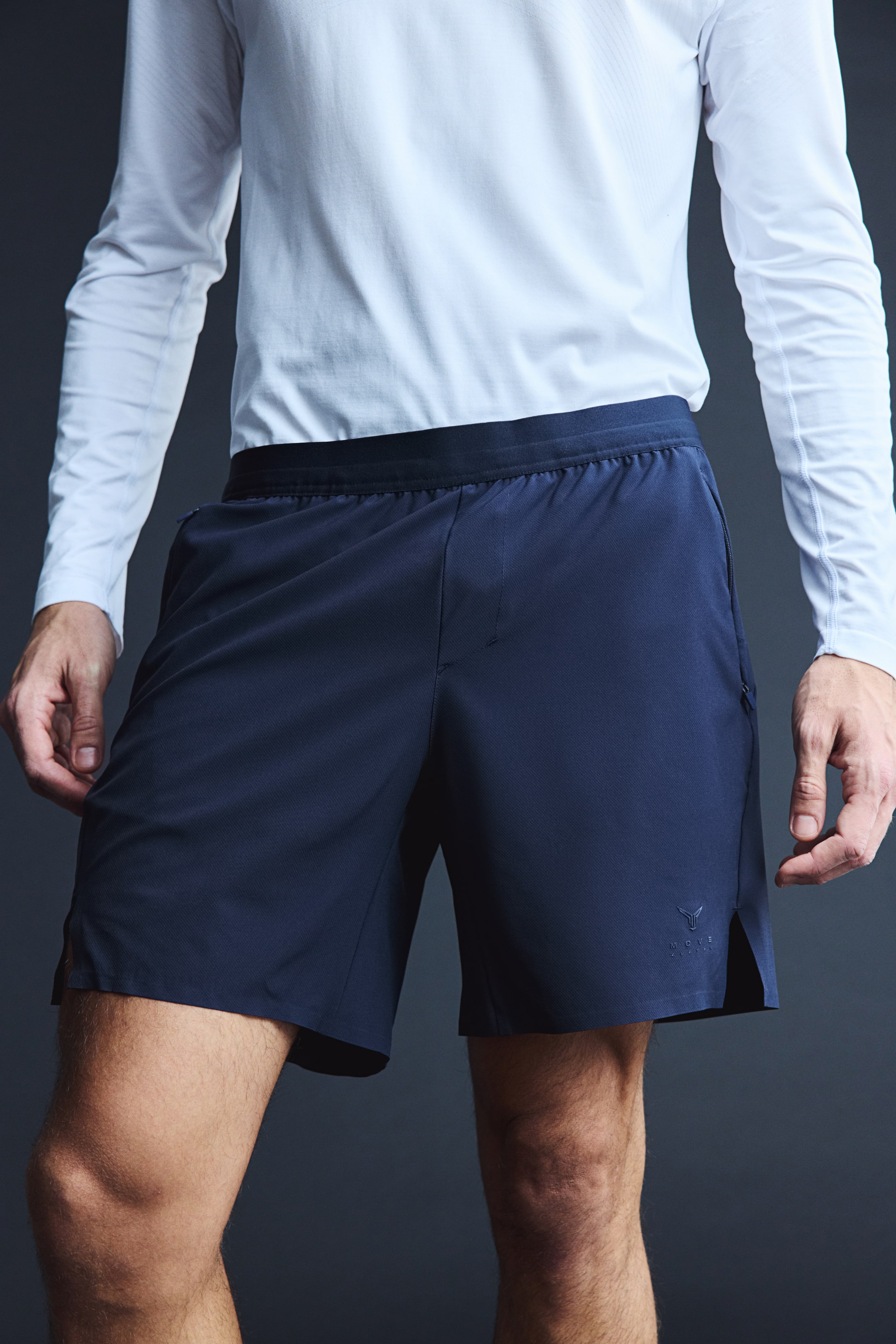 Agrandir l'image: Short de sport mi-long DryMove™ - Bleu marine/Move Zlatan - HOMME | H&M FR 3
