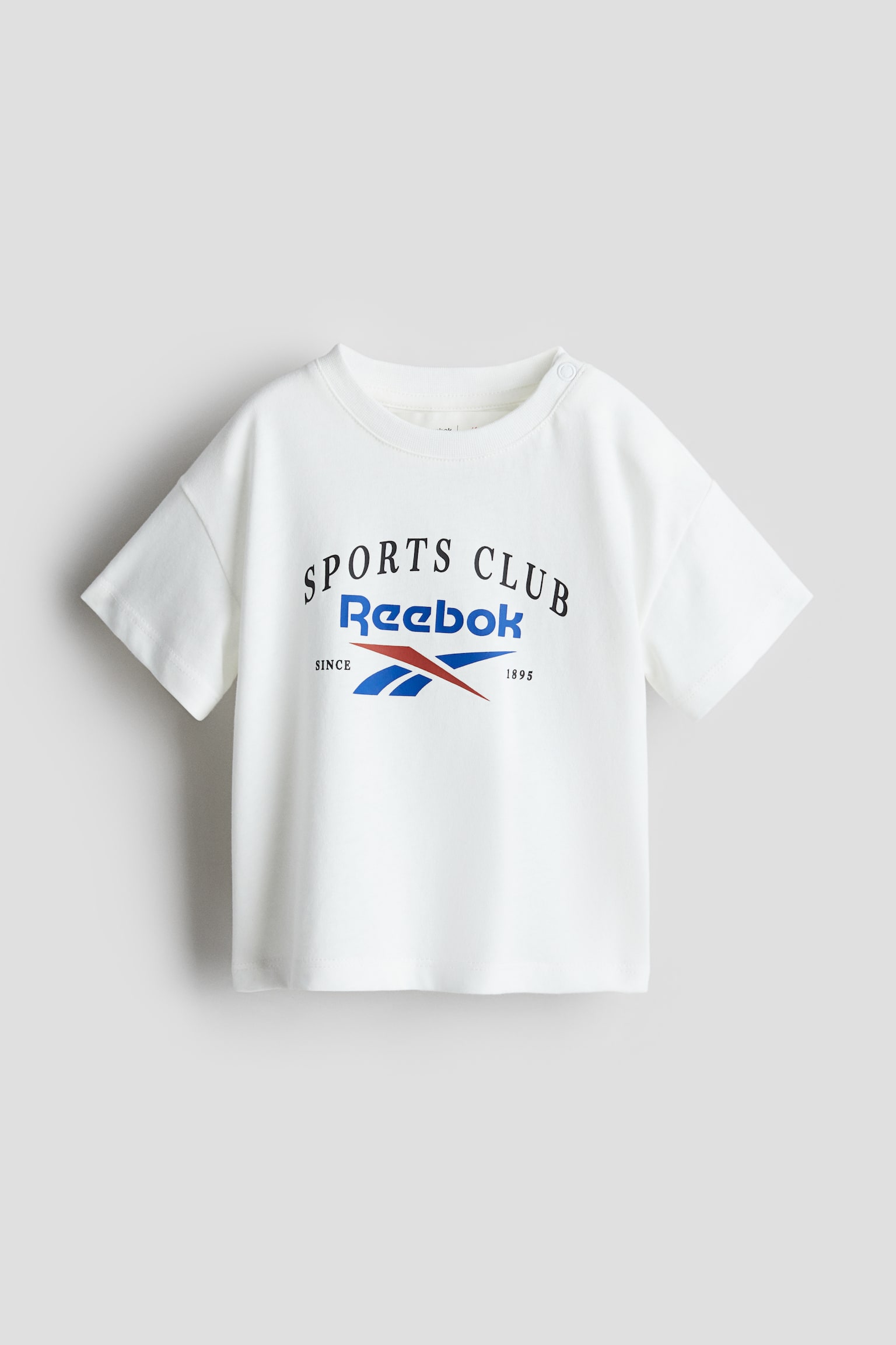 プリントデザイン コットンTシャツ - ホワイト／Reebok/ブラック／Reebok - 1