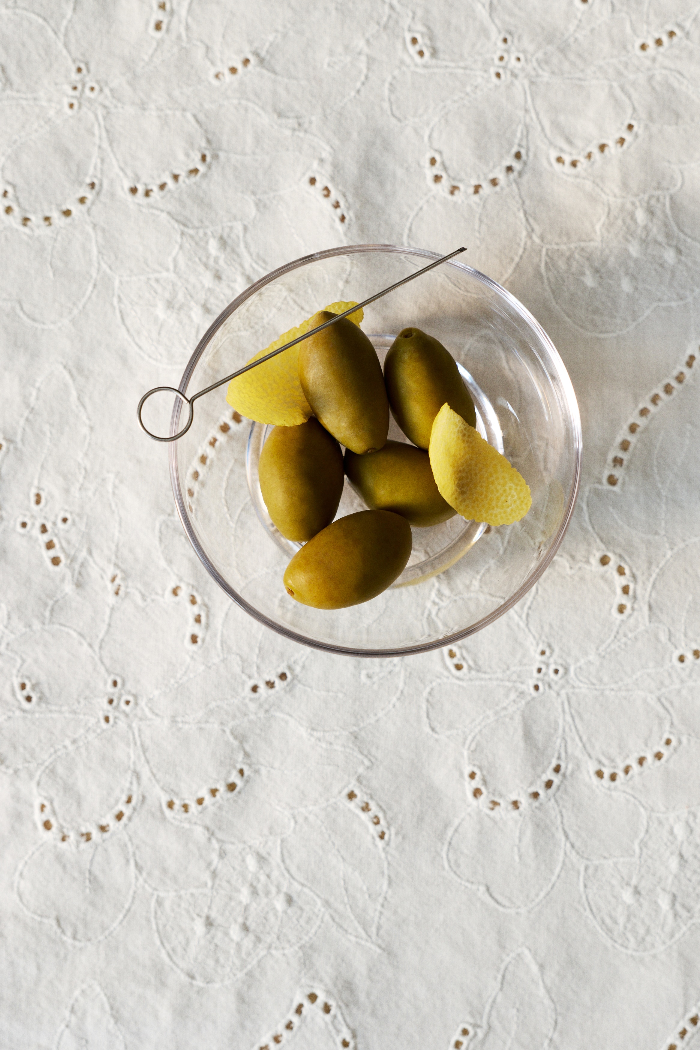 Broderie anglaise tablecloth - Blanc