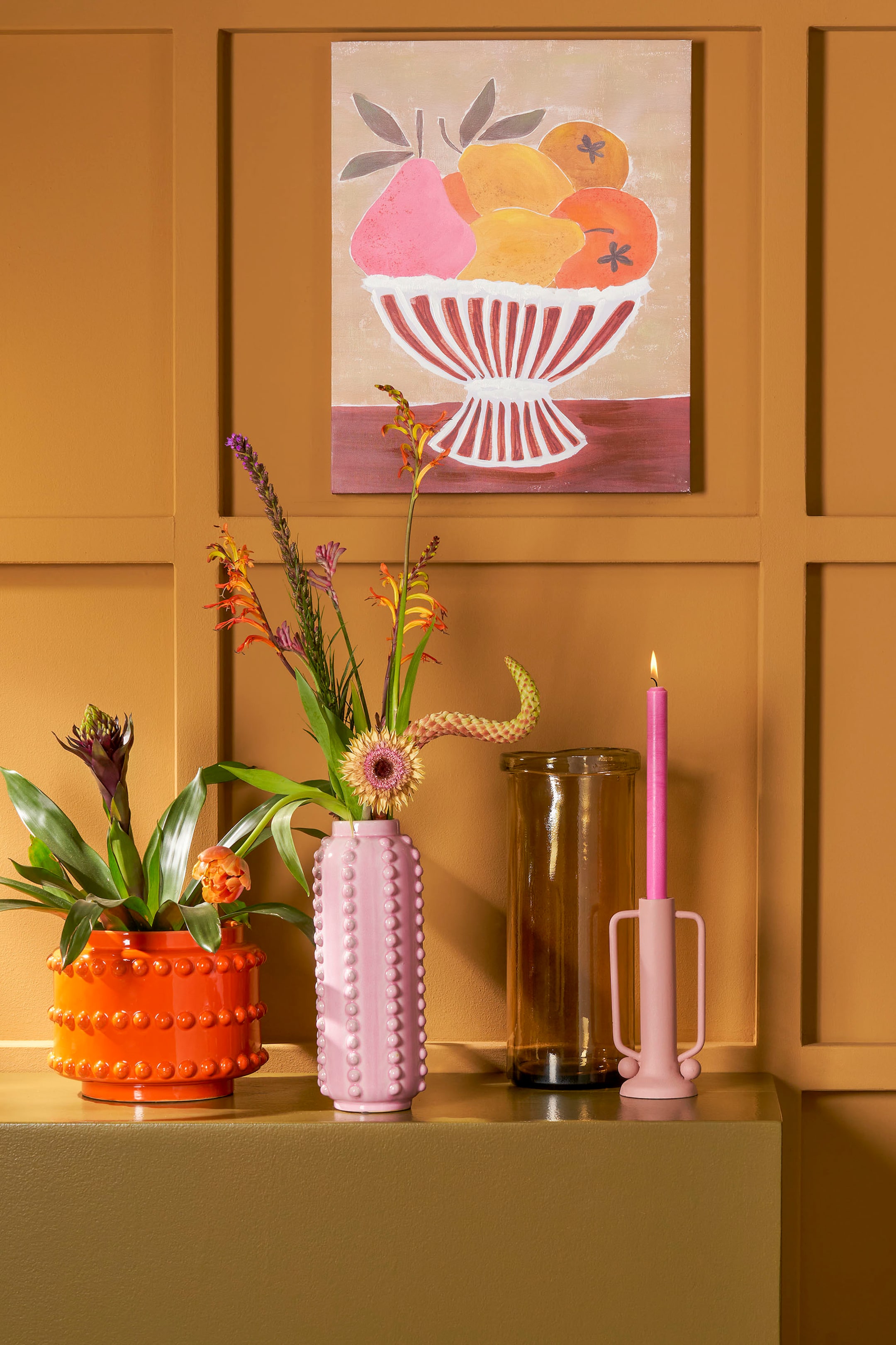 Zobacz większy obraz: Ceramic plant pot - Pomarańczowy - Mica Decorations - HOME | H&M PL 1