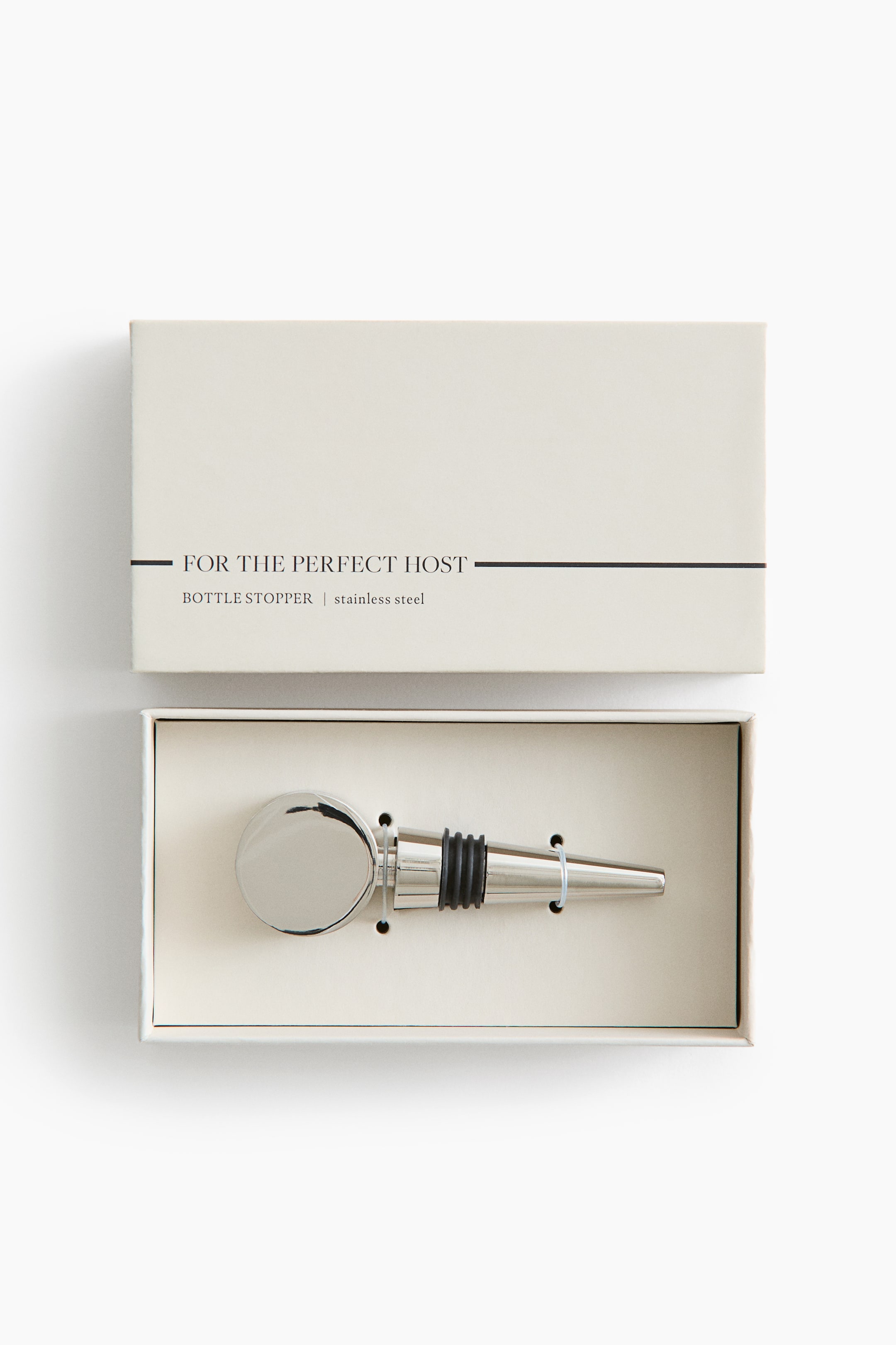 View larger image: Stainless steel bottle stopper - Silver-coloured - Home All | H&M 1