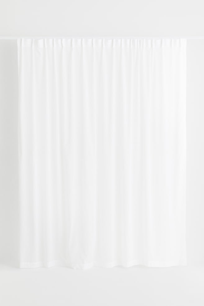 1-pack wide multiway curtain length - White - 6