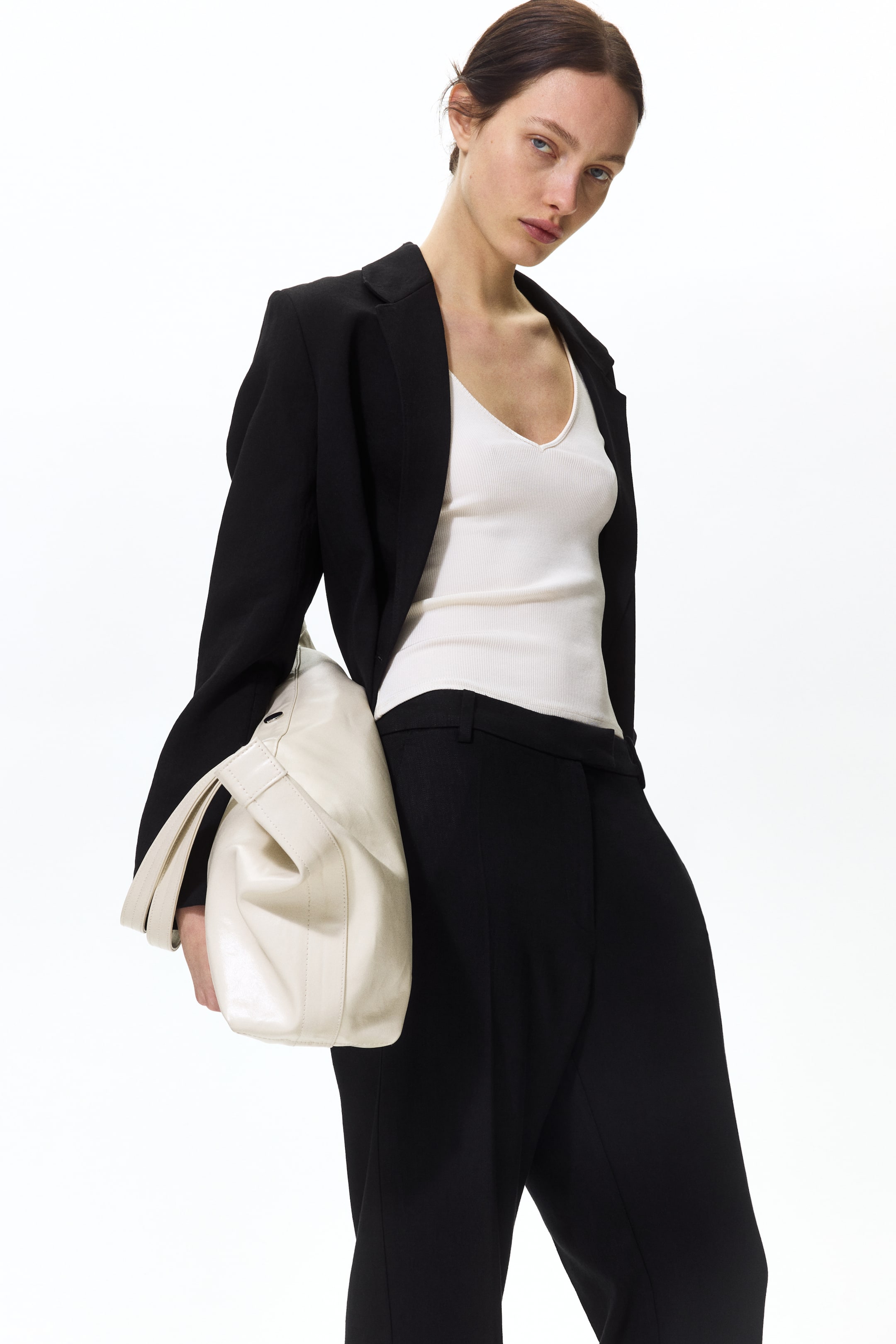 Pantalon sur mesure en lin mélangé