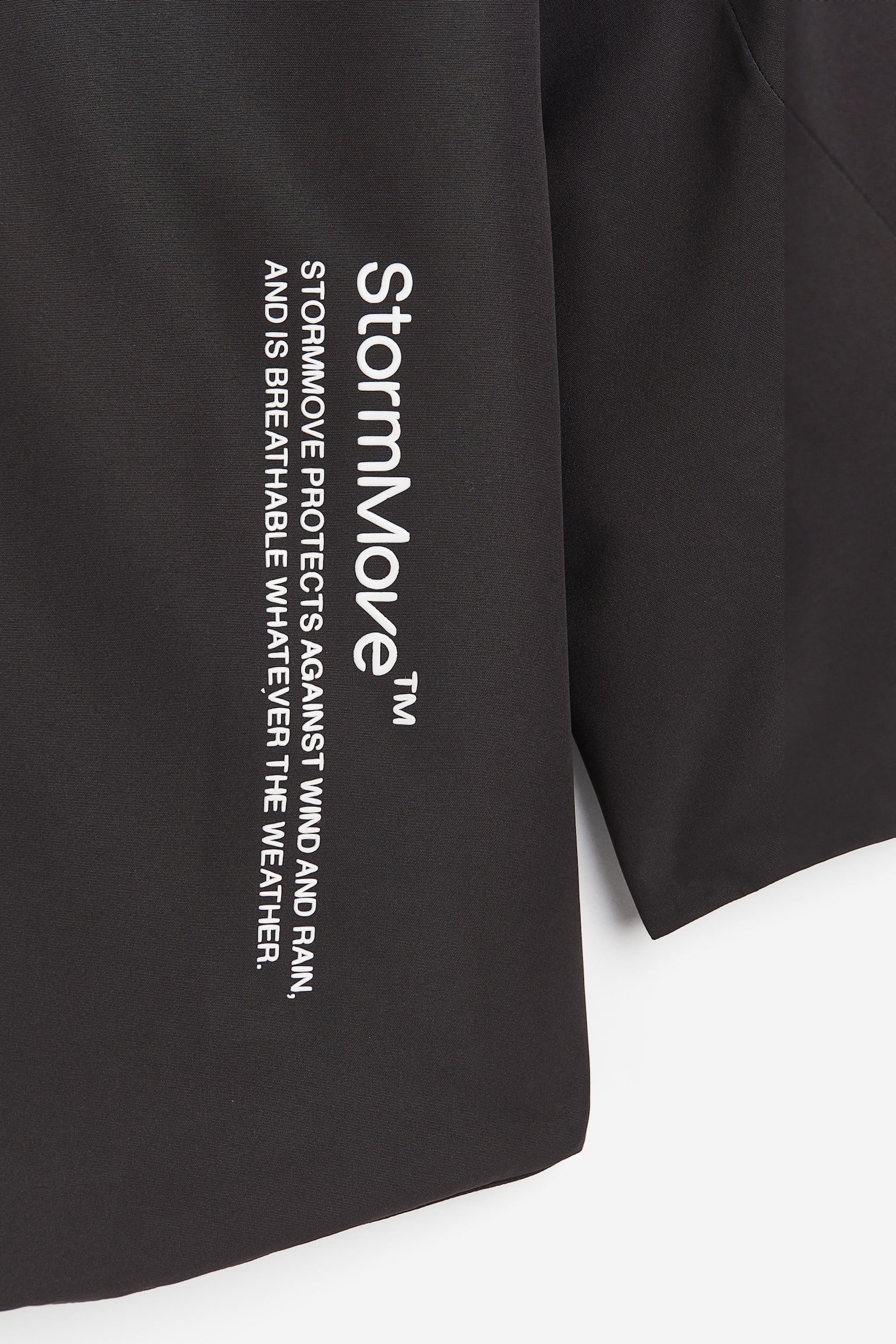 Popover ski jacket in StormMove™ - Black/White/Patterned - 7