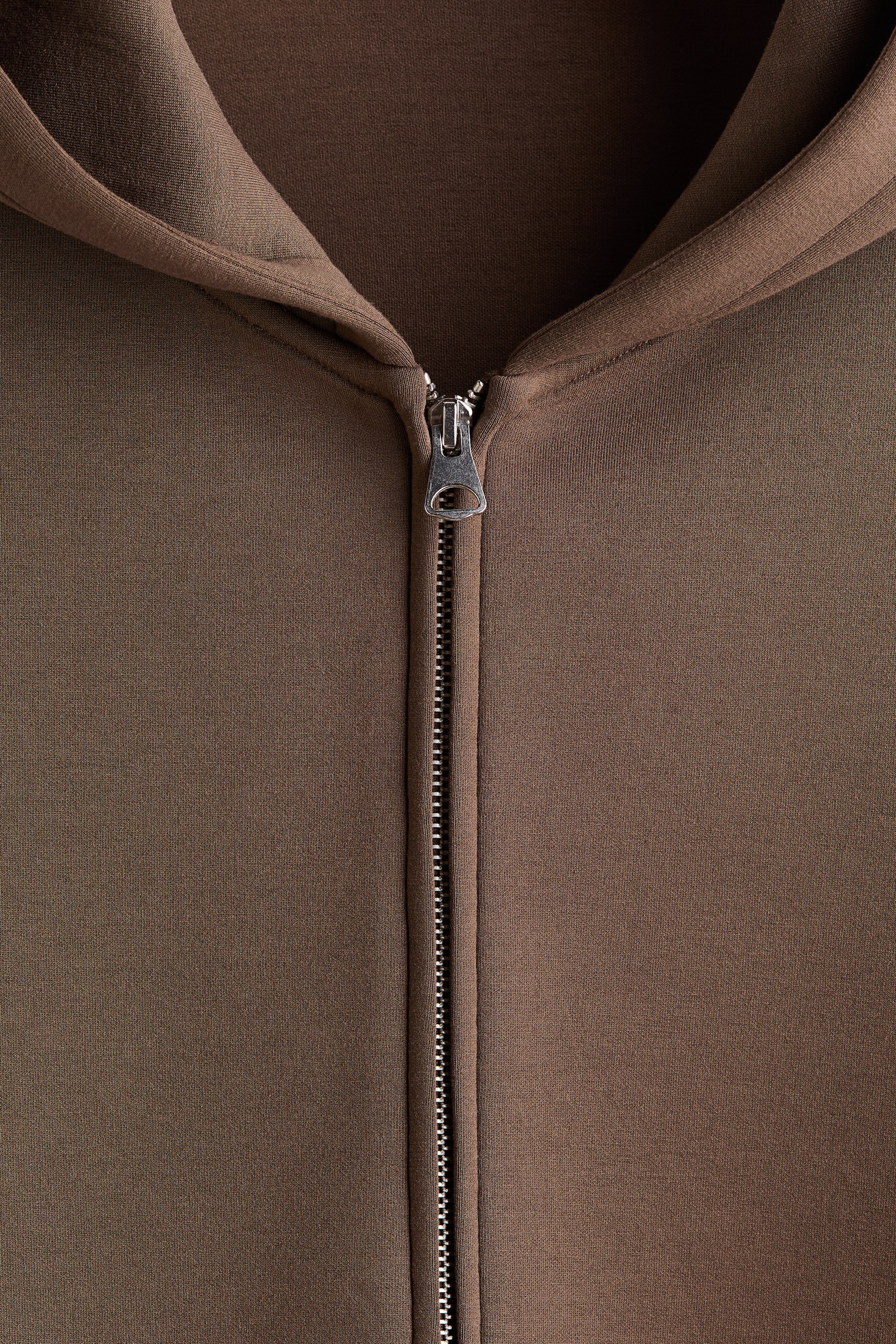 Oversized Scuba Hooded Jacket