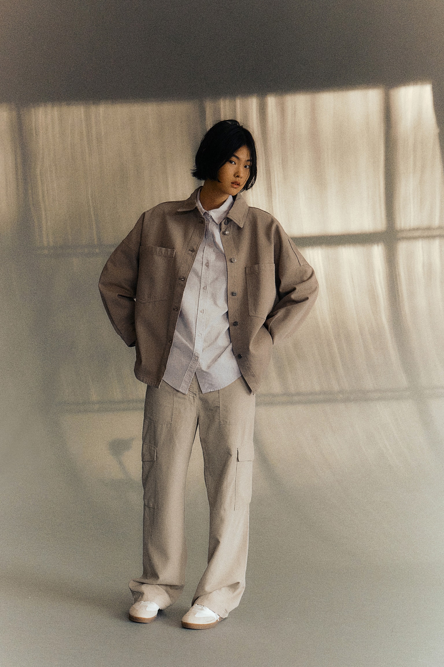 Cargo Pants - Beige - 1