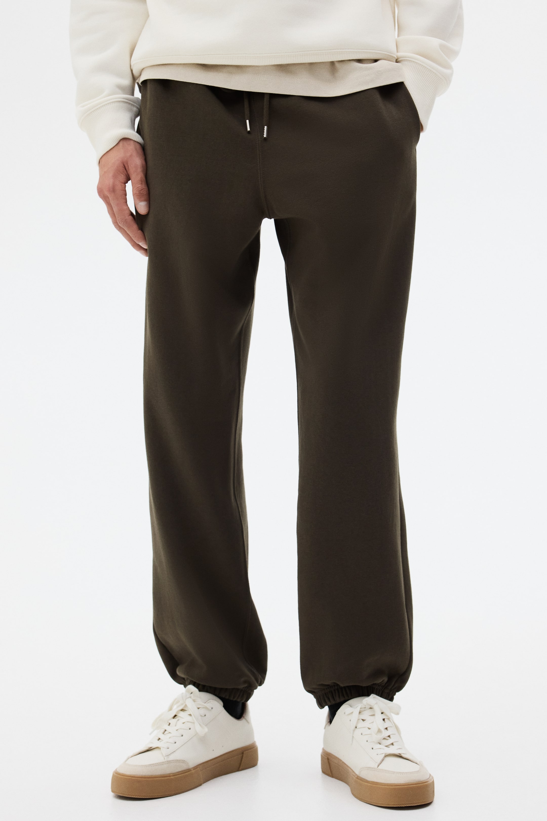 View larger image: Relaxed Fit Sweatpants - Dark khaki green - Men | H&M US 3