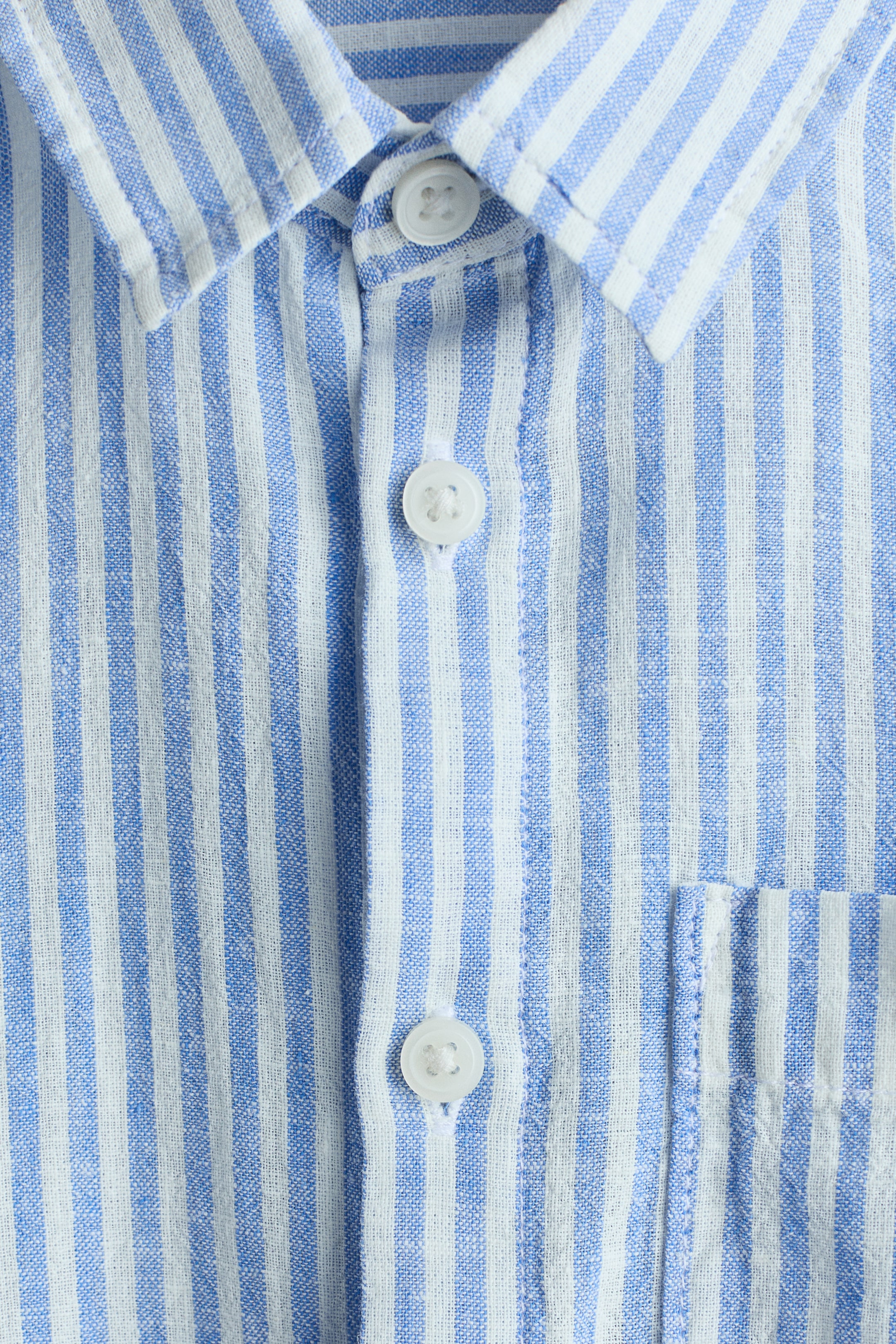 Детские рубашки H&M Linen-Blend Shirt — фото 5