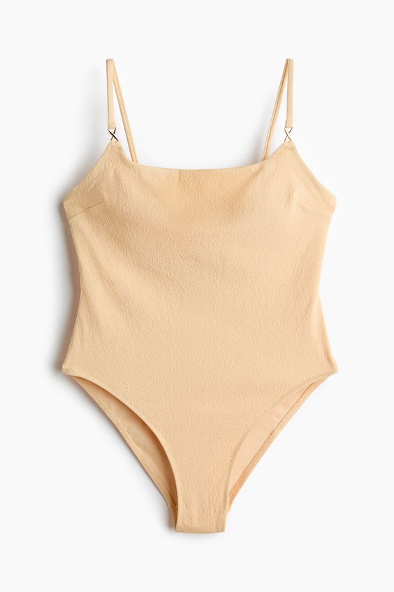 Женские купальники H&M Padded-Cup High-Leg Swimsuit