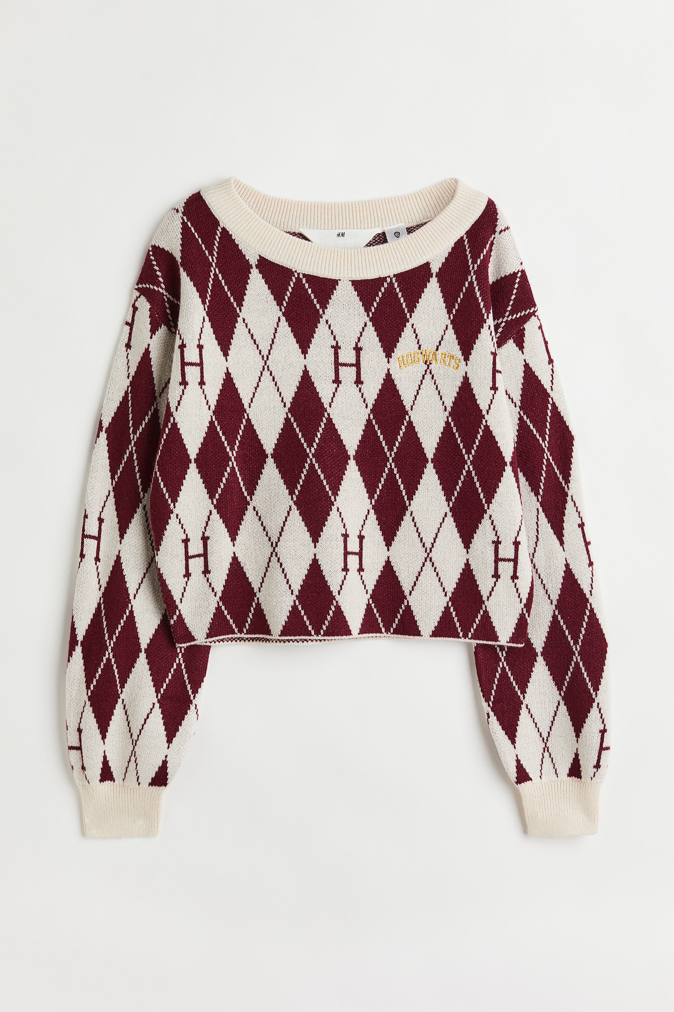 View larger image: Jacquard-knit jumper - Dark red/Harry Potter - Kids | H&M 1