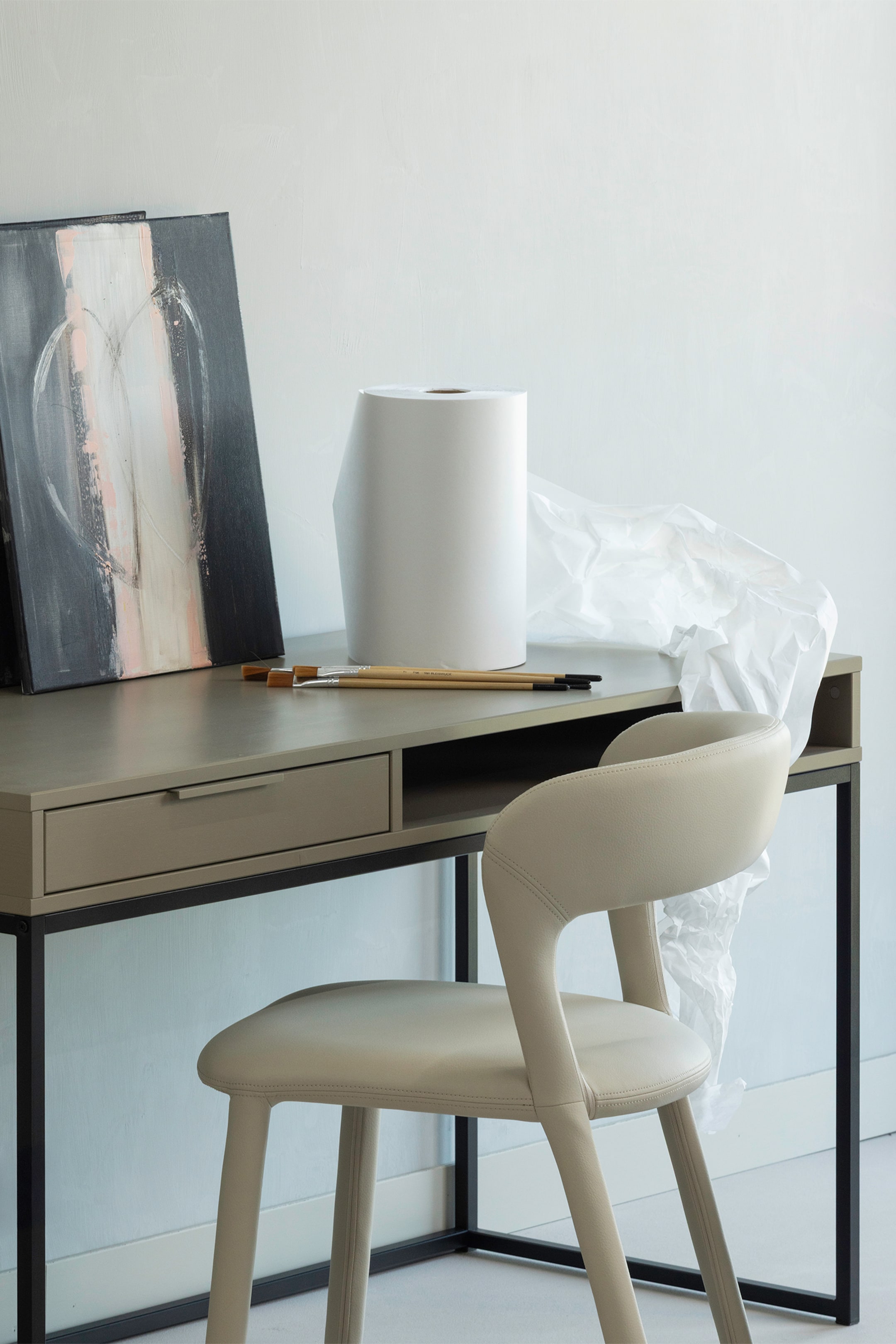 Grotere afbeelding bekijken: Noble Dining Chair - Set Of 2 - Beige - WOOOD - HOME | H&M BE 2