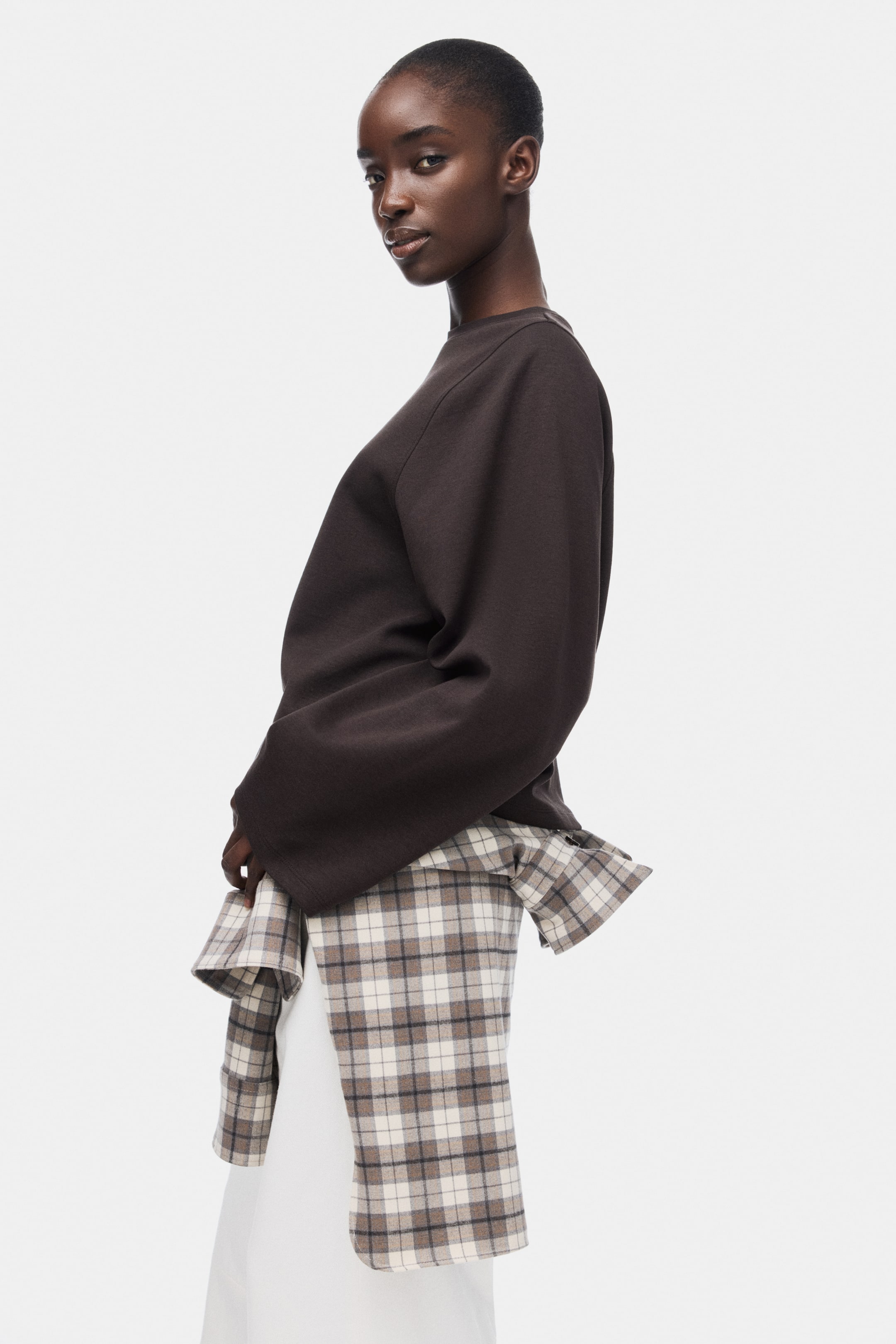 Haut grande taille en interlock