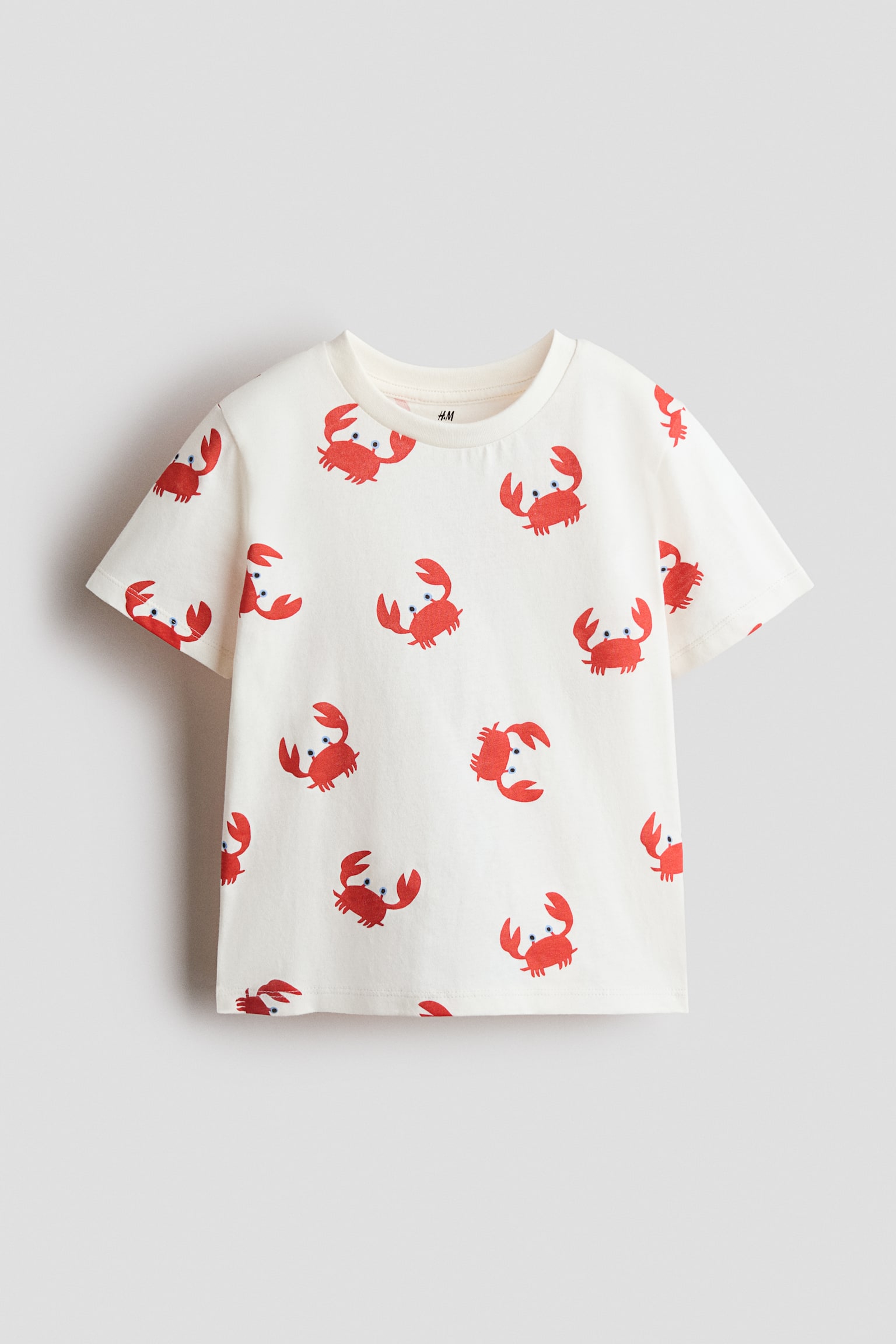 Printed T-shirt - White/Crabs/Cream/Big bro/Cream/Patterned/Green/Basketball/Light blue/Car/Cream/Amalfi Coast/Dark turquoise/Beach/Yellow/Little bro/Dark grey/Pacific/Dark brown/Surfer