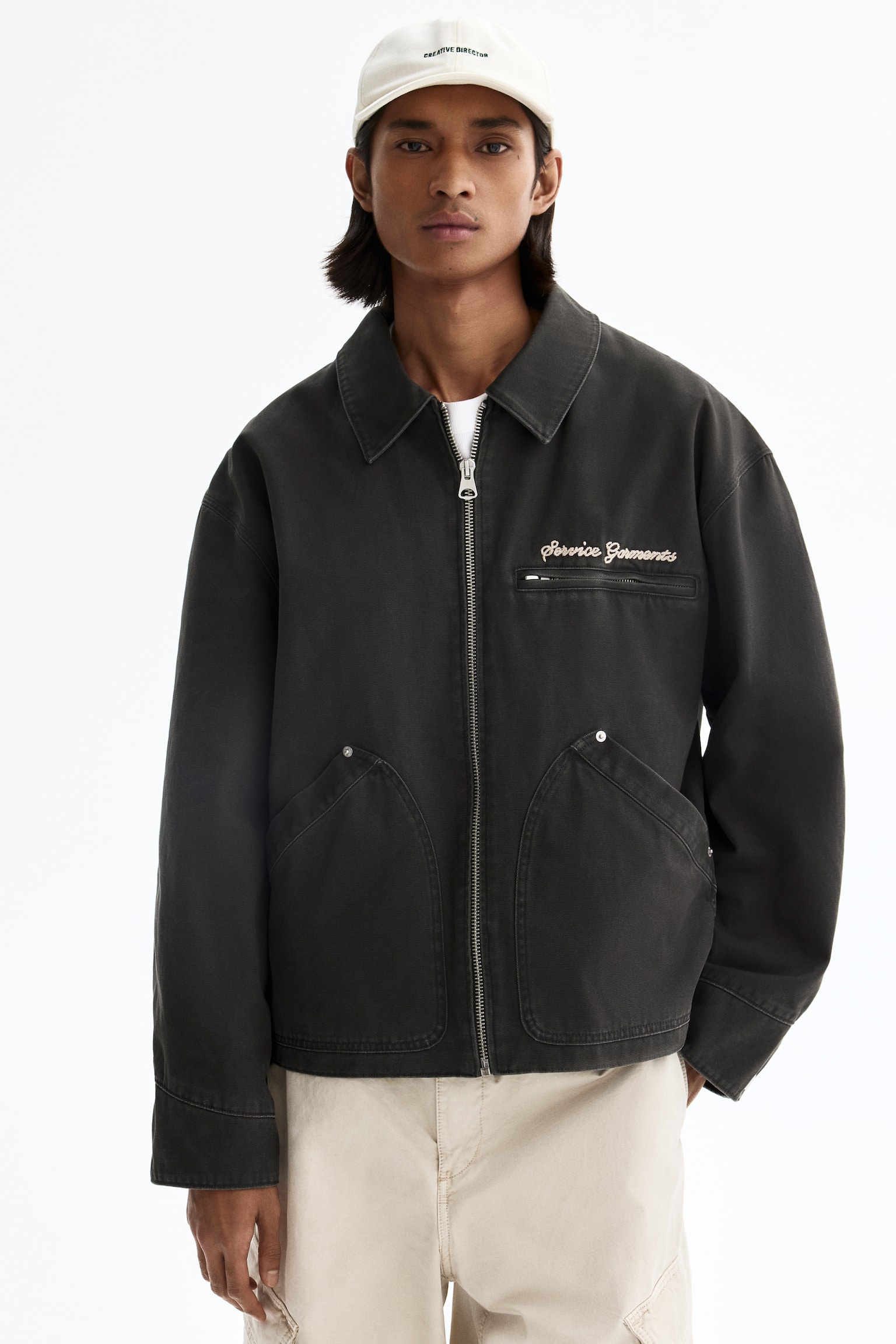 ワークウェアジャケット - ダークグレー - 1