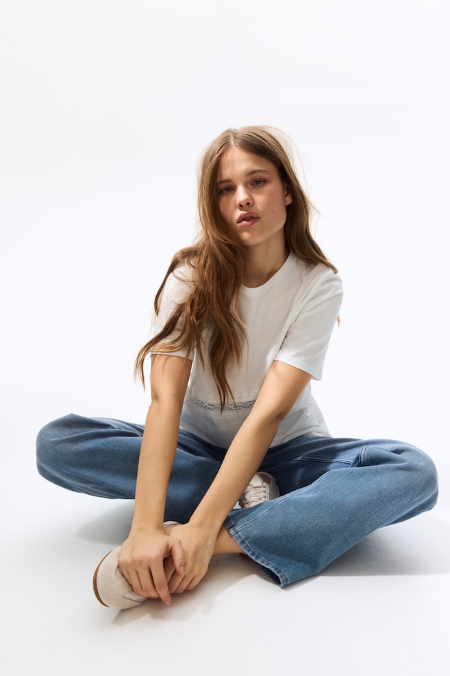 Straight High Jeans - Màu xanh denim nhạt/Màu đen/Màu xanh denim đậm/Màu đen/Màu xanh denim nhạt/Màu xanh denim - 6