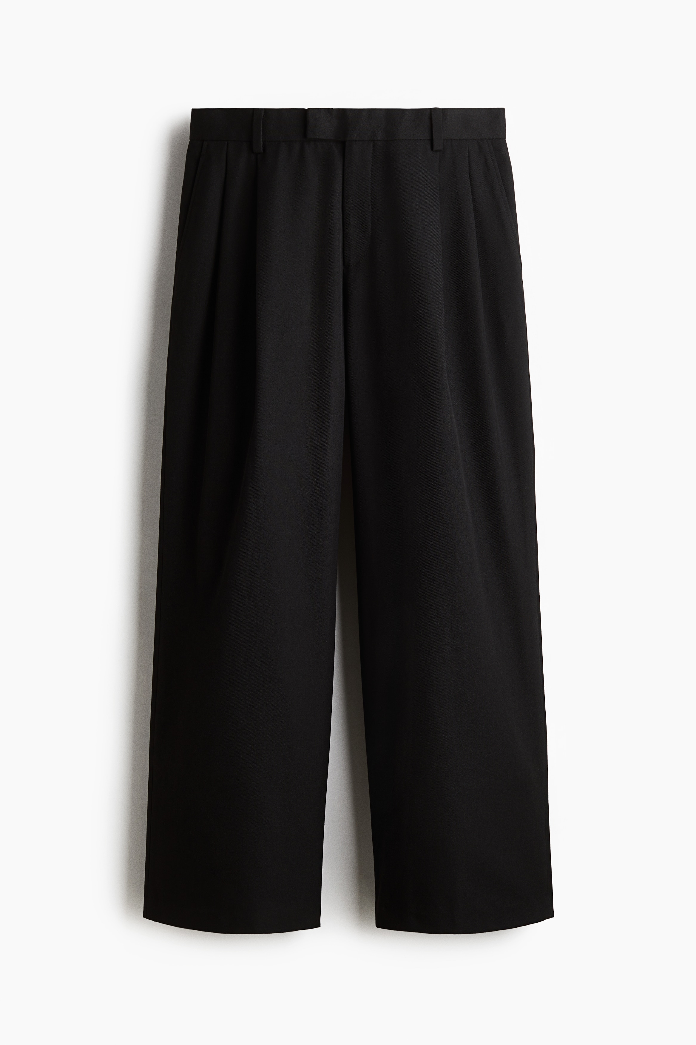 Loose Fit Trousers - Black/Beige/Checked/Dark grey