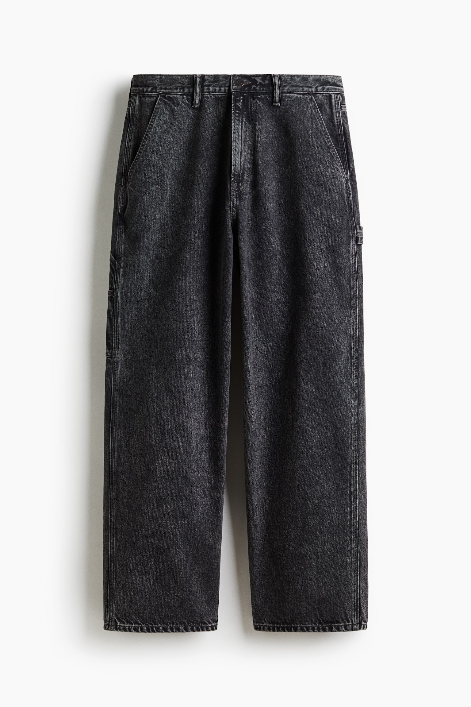 Jean ample de menuisier - Gris denim foncé/Bleu denim/Bleu denim foncé - 1