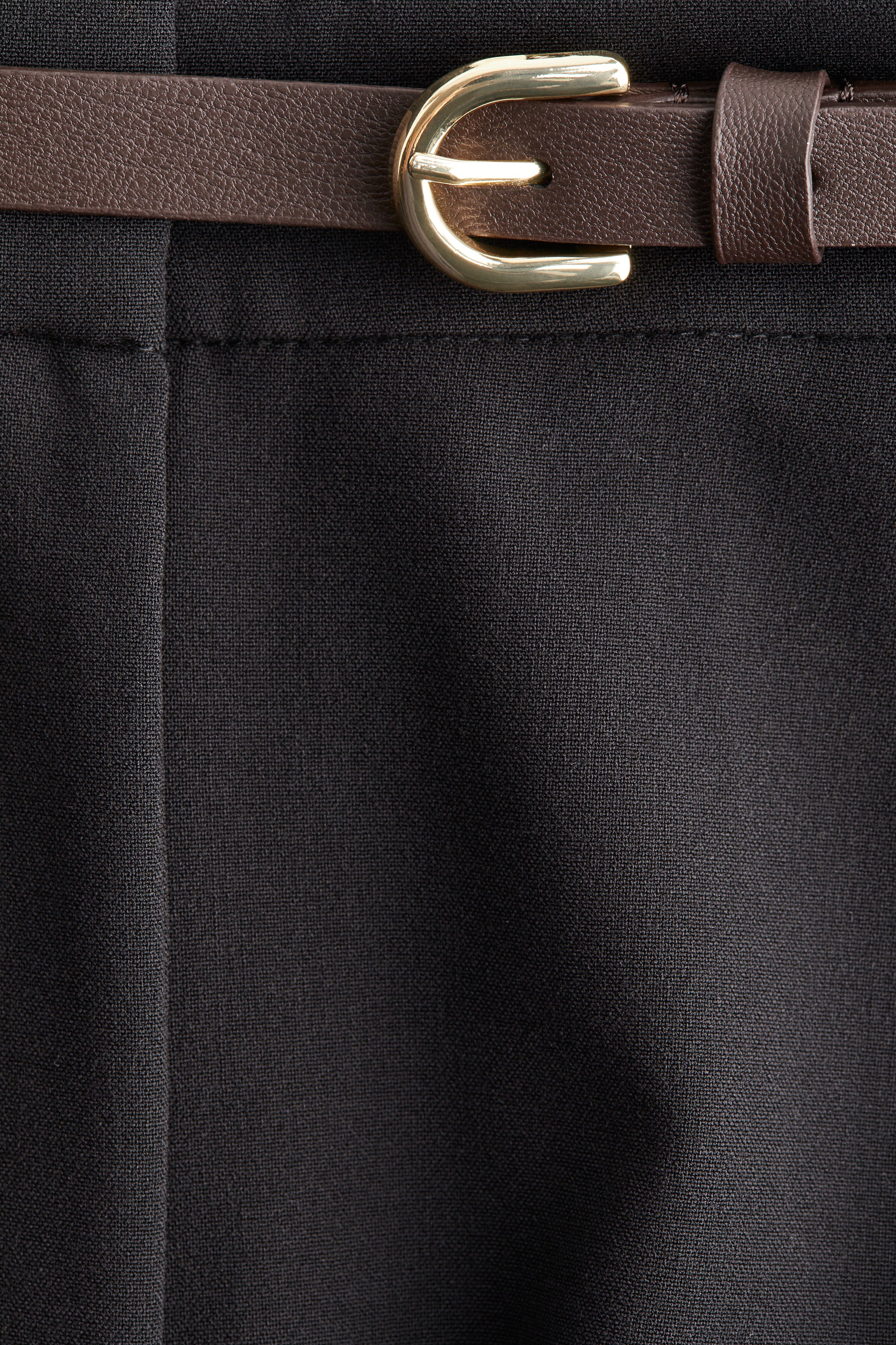 Tailored belted trousers