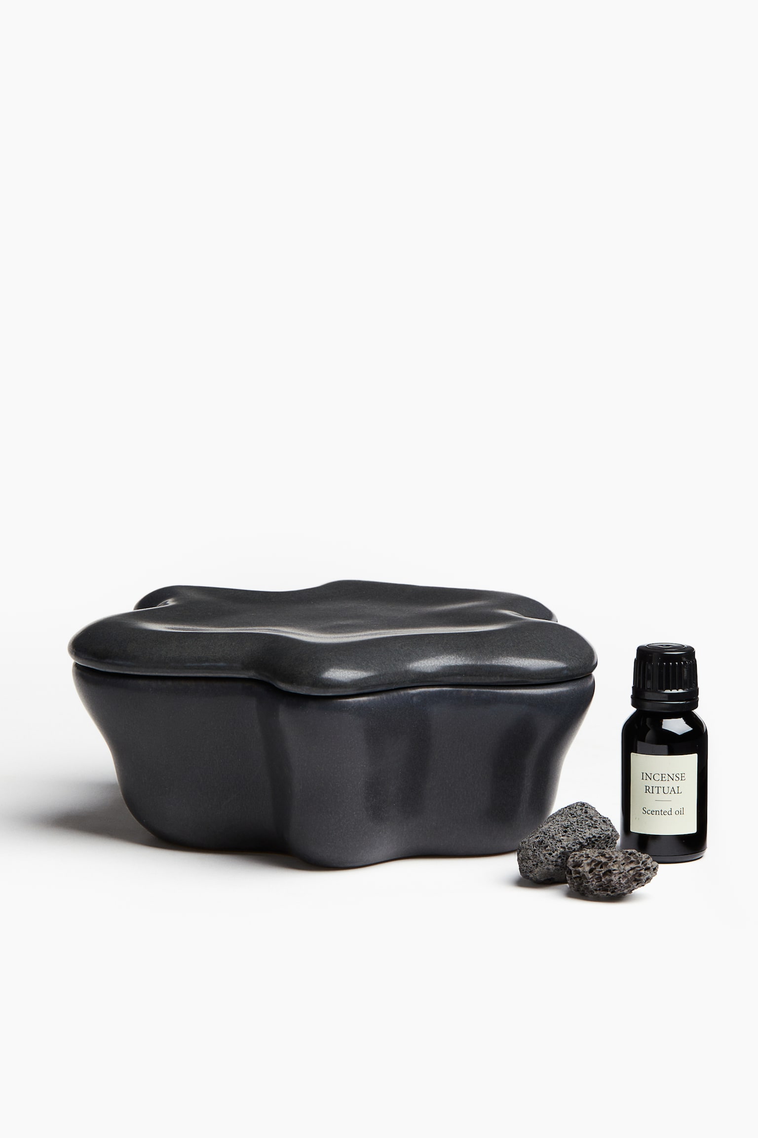 Lava-stone diffuser - Black/Incense Ritual - 1