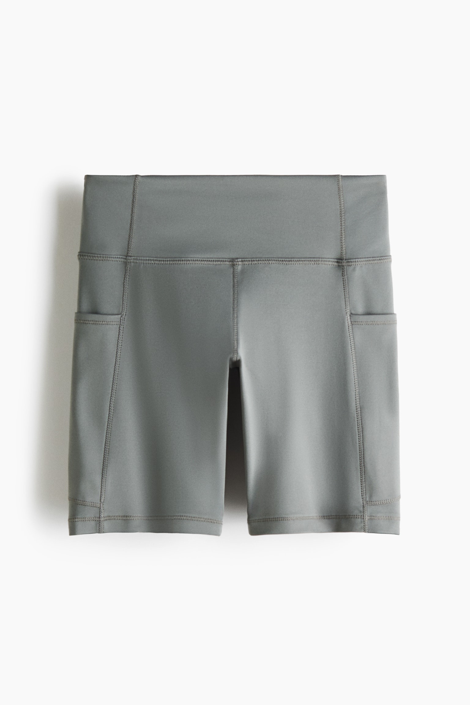 Sports cycling shorts with DryMove™ - Grey/Jade green/Black/Turquoise