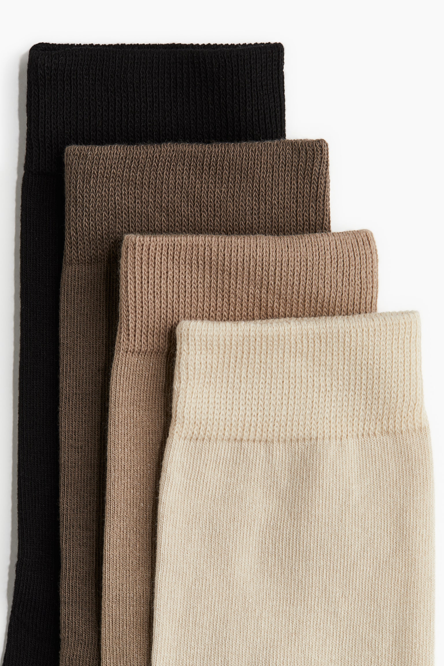 5-pack socks - Cream/Beige/Brown/Black/Black/Light grey/Dark grey/White/Burgundy/Black/Navy blue/Grey marl - 3