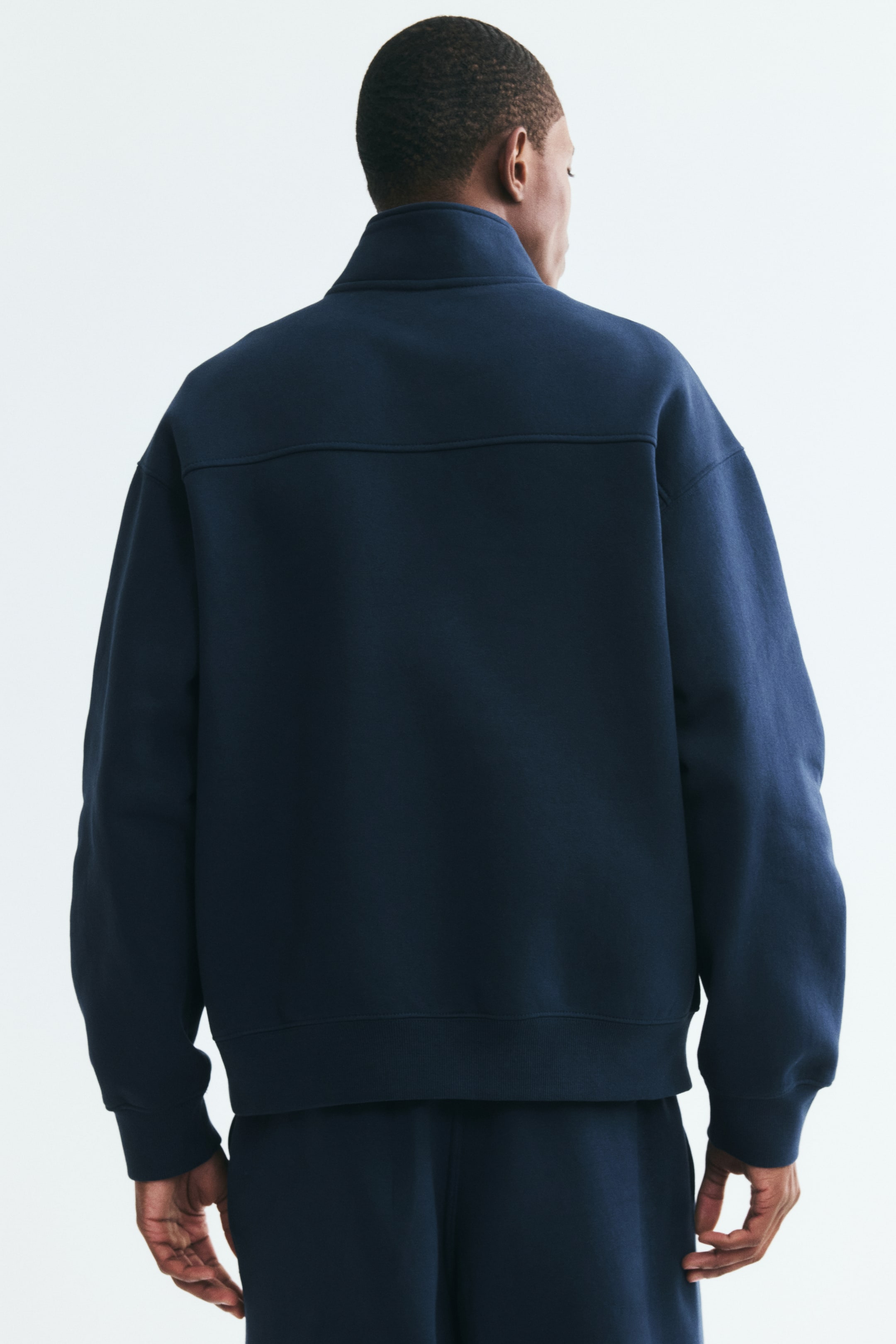 Loose Fit Half-Zip Sweatshirt