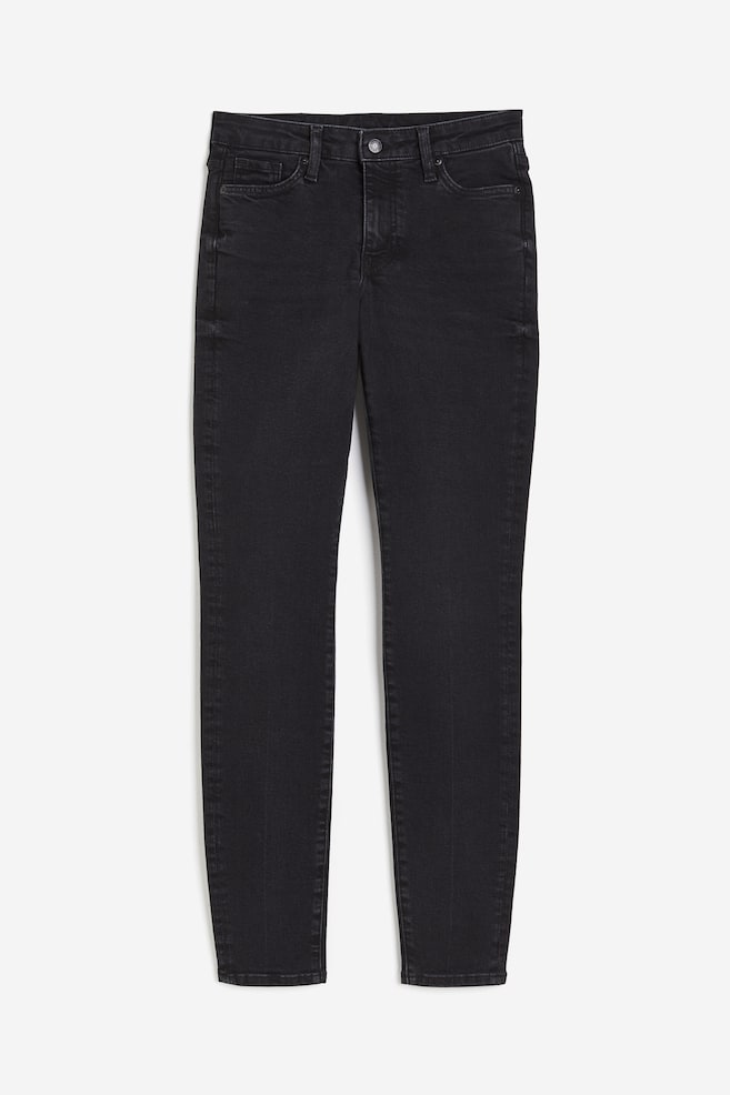 Skinny Regular Ankle Jeans - Sort/Lys denimblå/Denimblå/Denimblå - 2