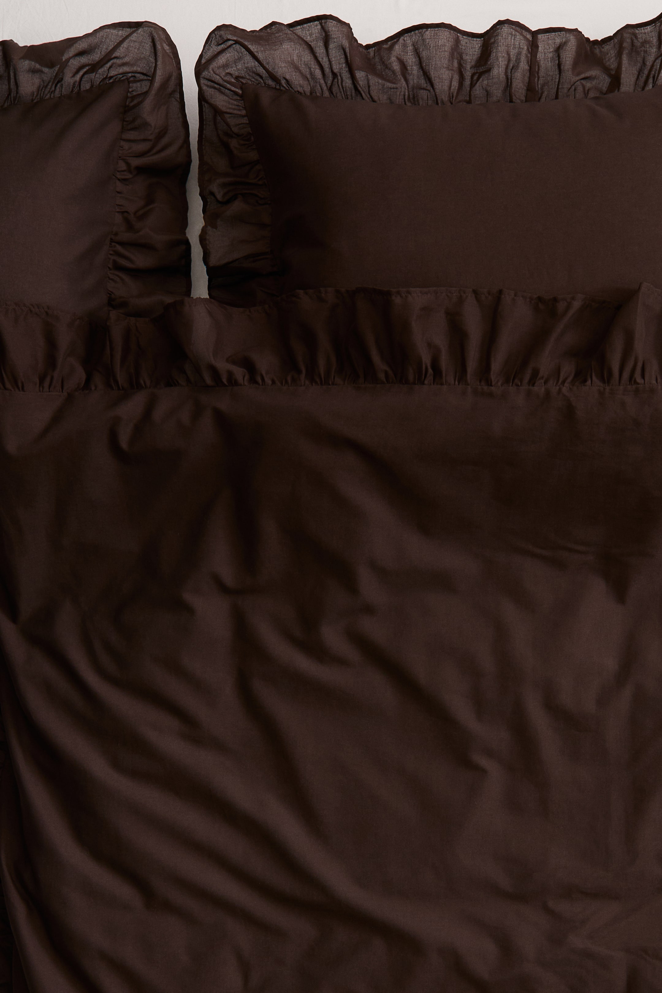 Flounced King/Queen Duvet Cover Set