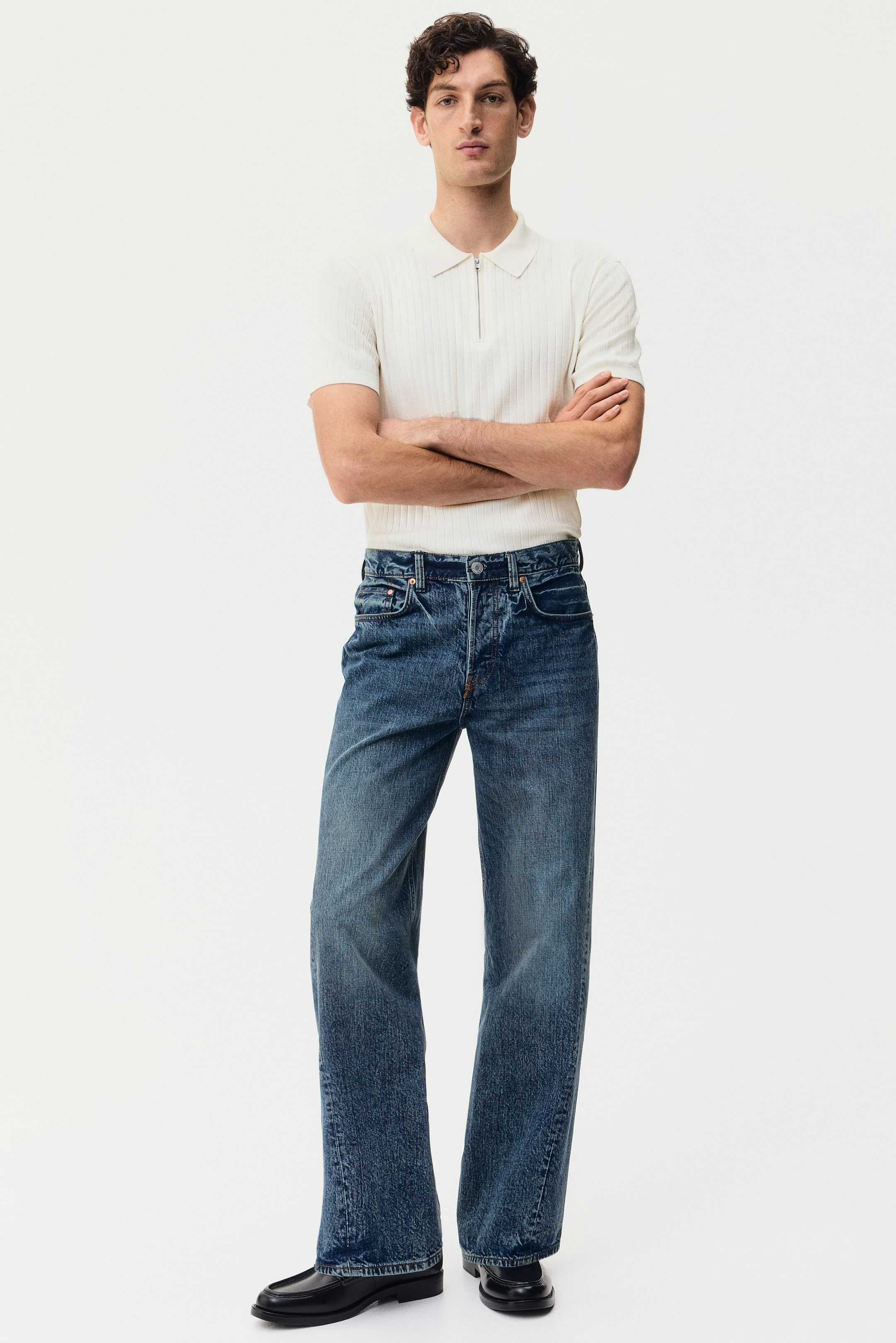 Zobacz większy obraz: Top polo Slim Fit - Kremowy - ON | H&M PL 2