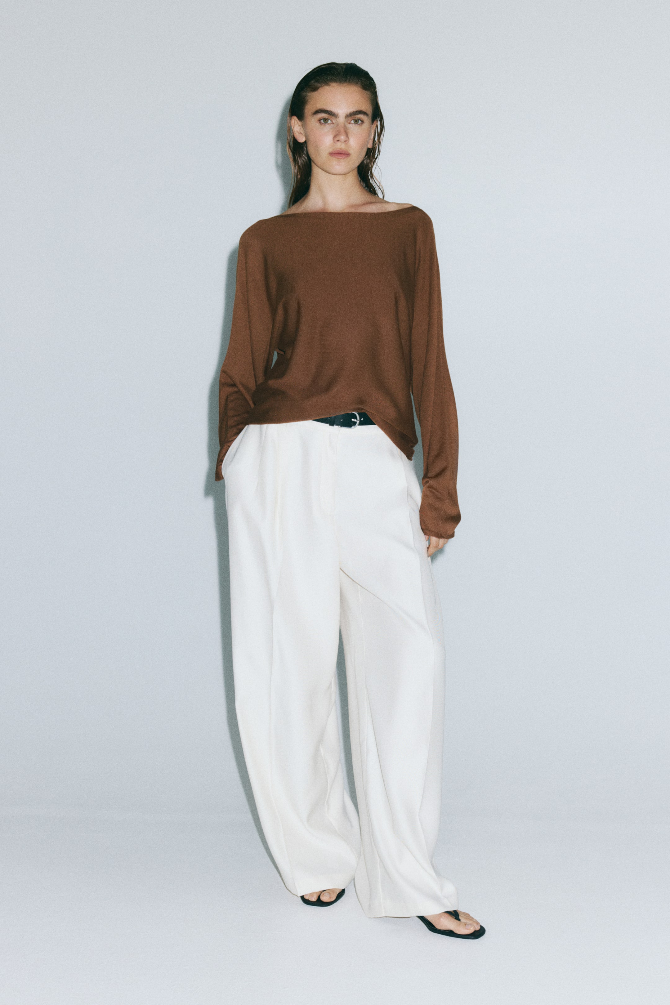 Off-the-Shoulder Sweater