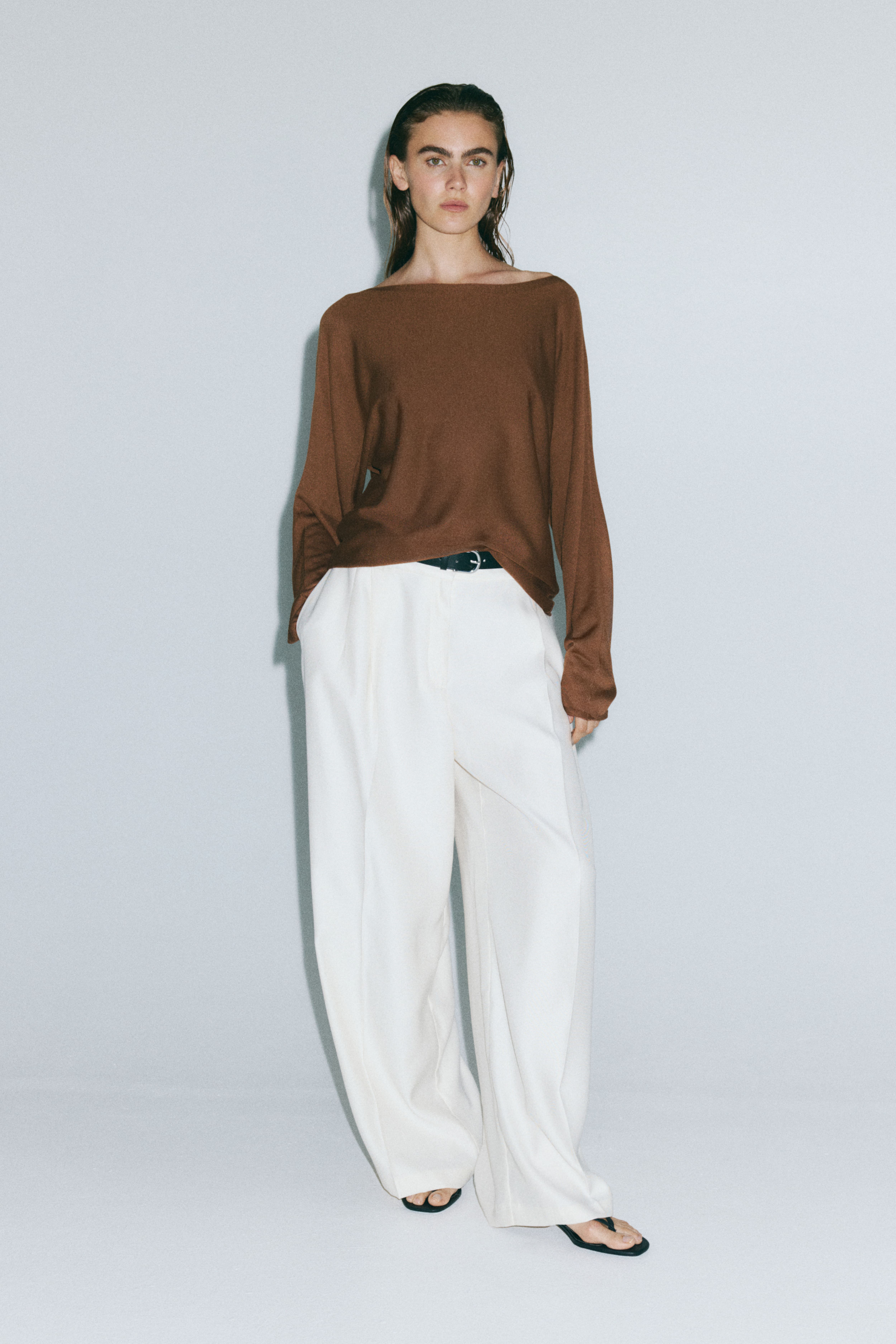 Off-the-Shoulder Sweater