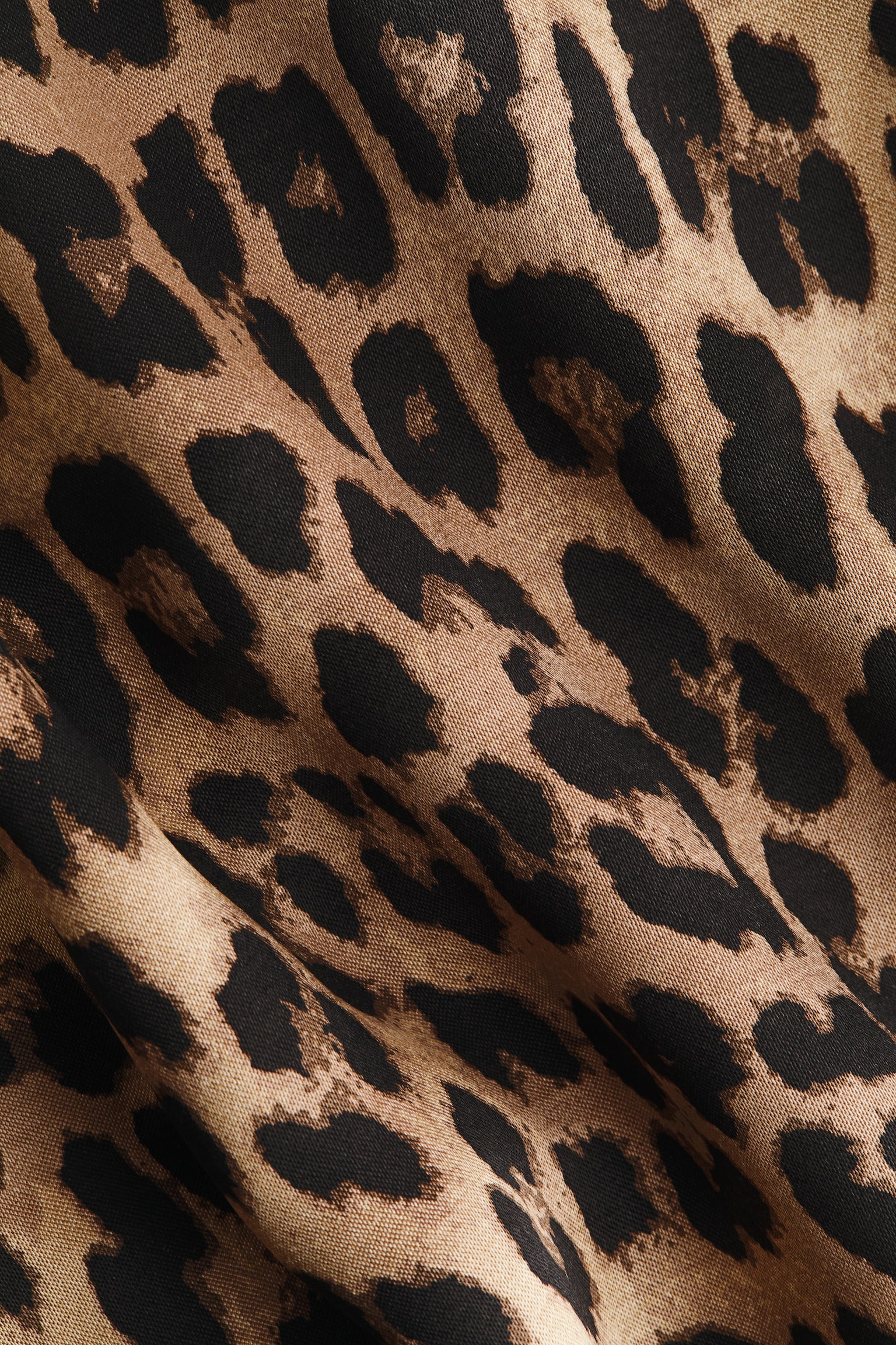 Satin strappy dress - Beige/Leopard print/White/Zebra print - 6