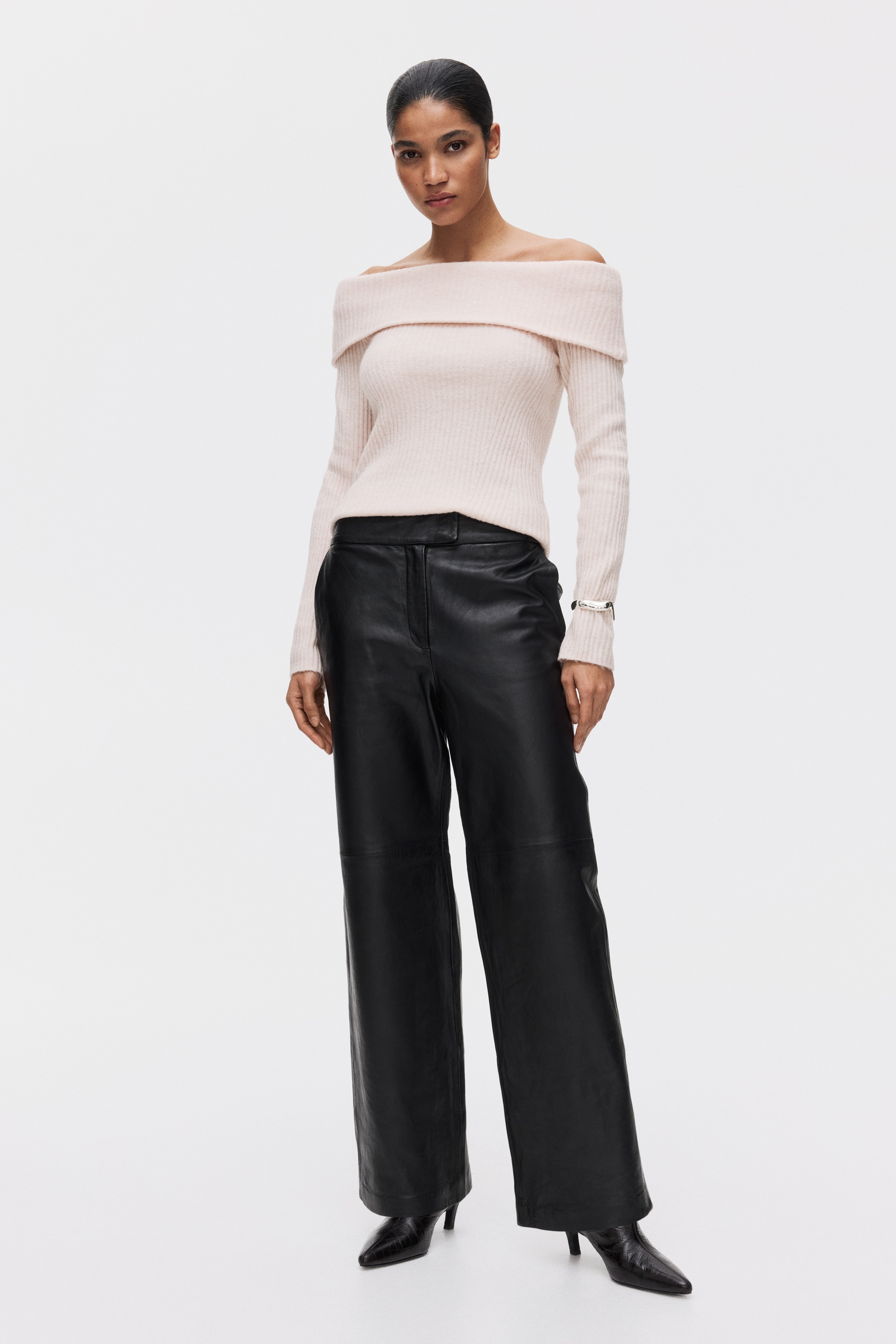 オフショルダーセーター |ニット、ゆったりなど | H&M JP