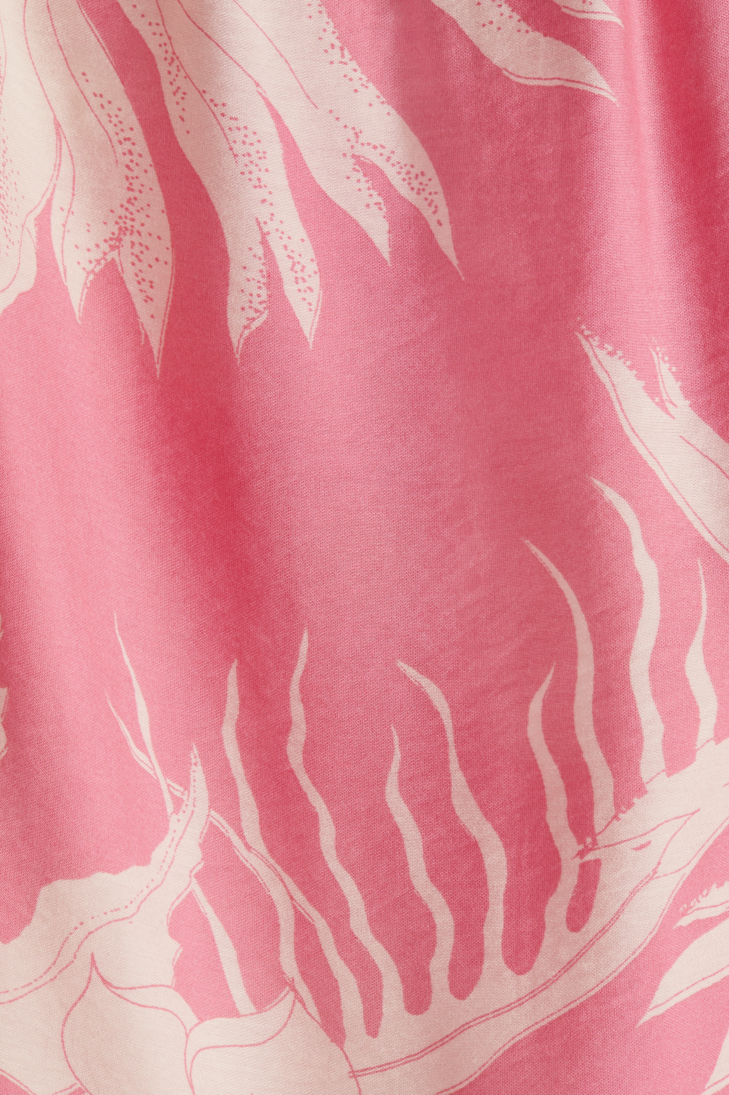Ladies - Pink/Patterned Tie-strap maxi dress - Size: L - H&M Ladies - Pink/Patterned Tie-strap maxi dress - Size: L - H&M