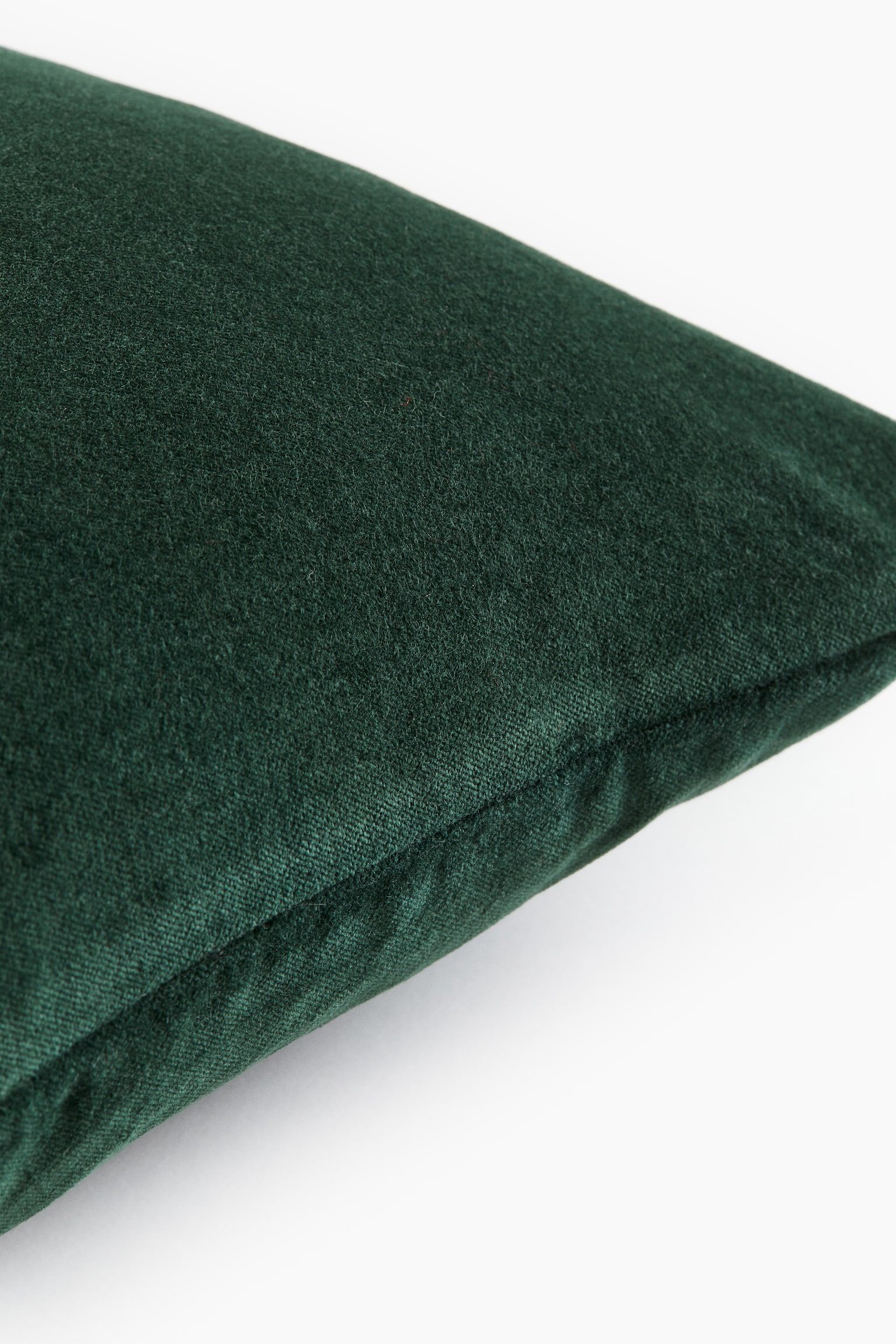 Velvet cushion cover - Dark green/Light beige/Light beige/Light grey - 2