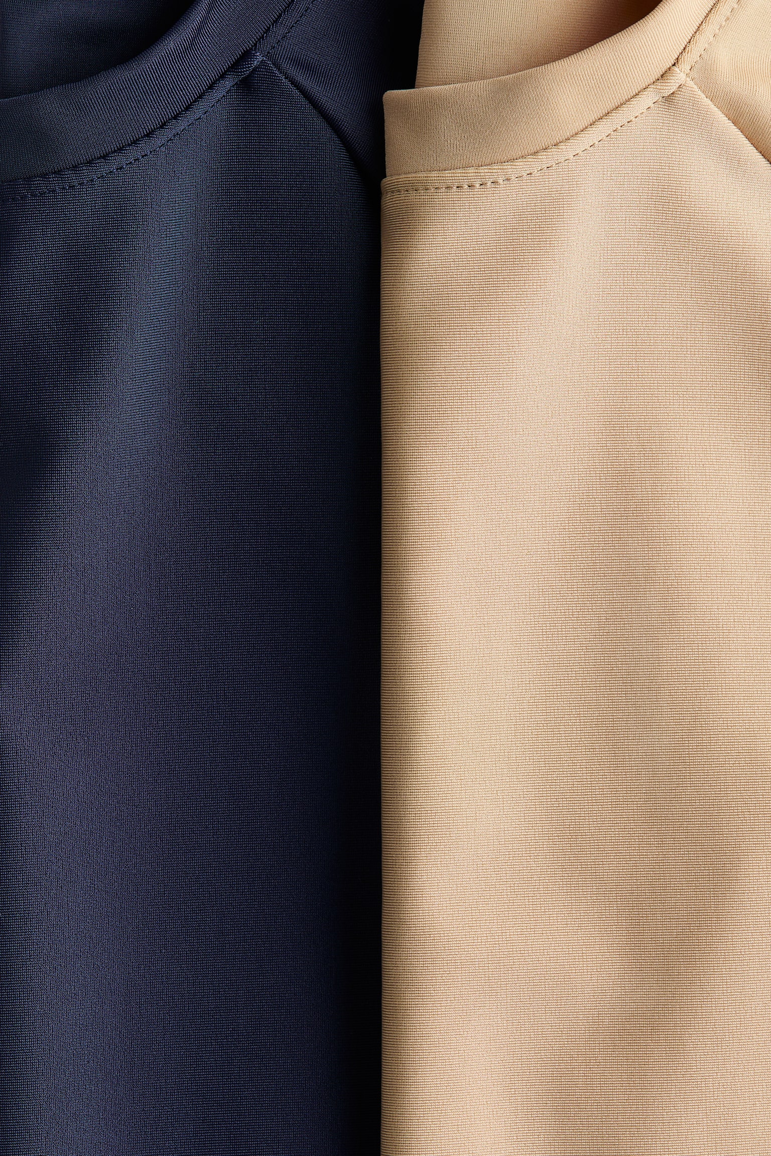 2-pack UPF 50 swim tops - Beige/Navy blue - 2