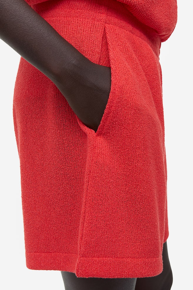 Short en jersey - Rouge/Beige clair/Noir/rayé/Crème/rayé - 7
