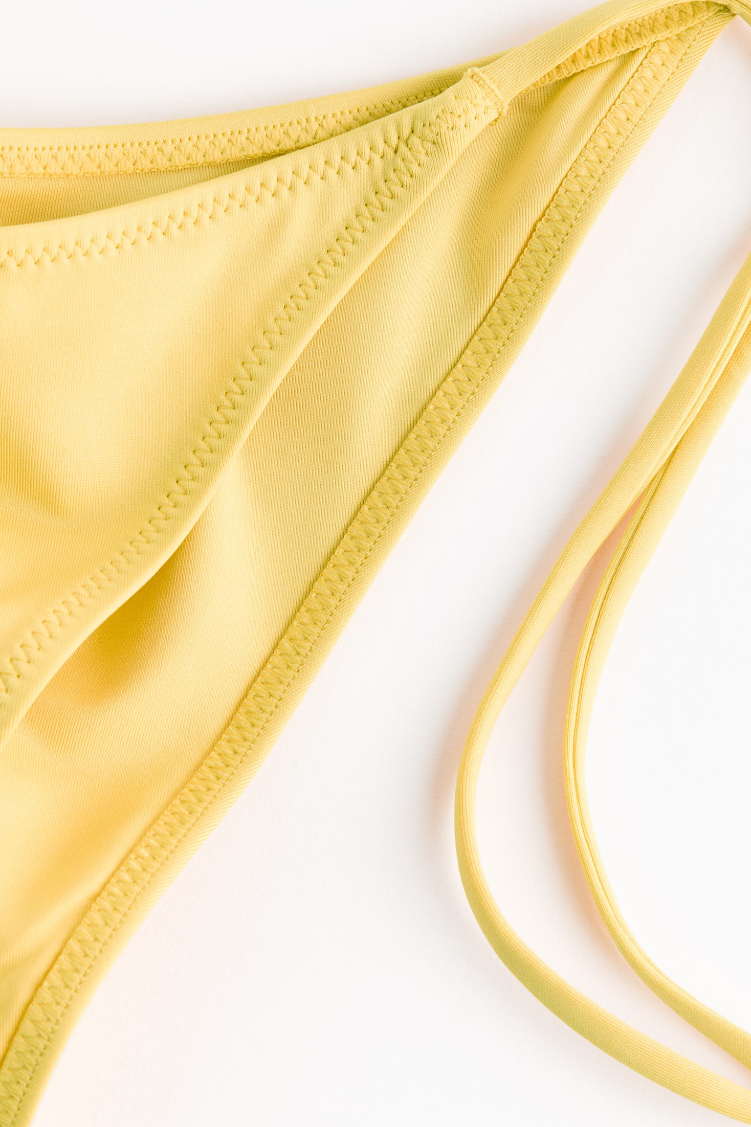 Tie tanga bikini bottoms - Yellow/Light blue/Light beige/Tie-dye/Black/Dark brown/Polka dot - 5