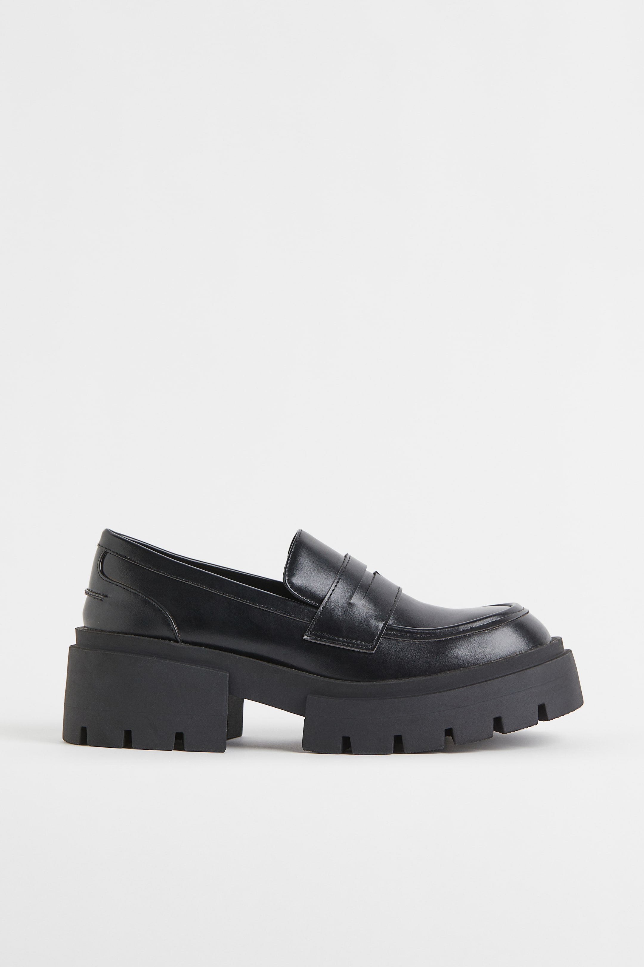 Chunky loafers - High heel - Black - Ladies | H&M GB