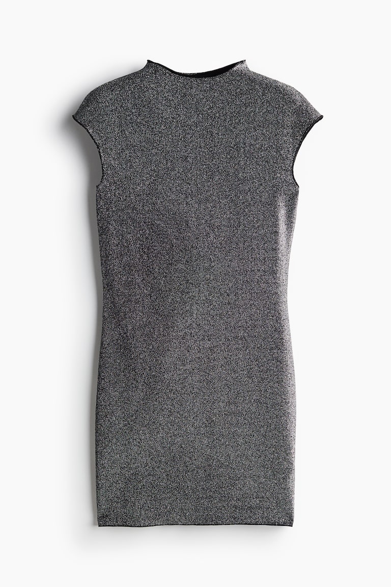 Jersey Bodycon Mini Dress - Black